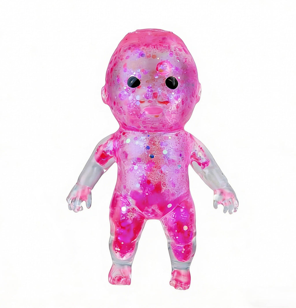 Sparkling Extras - Glitter Natasha Squishy Squeeze Toy Fidget Toy || Blue