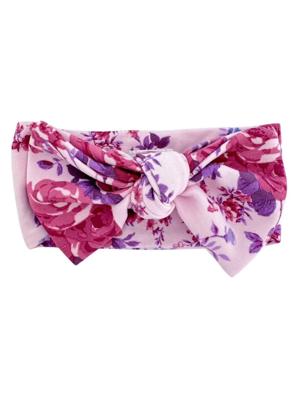 SpearmintLOVE - Knot Bow Violet Rose || 0-12M