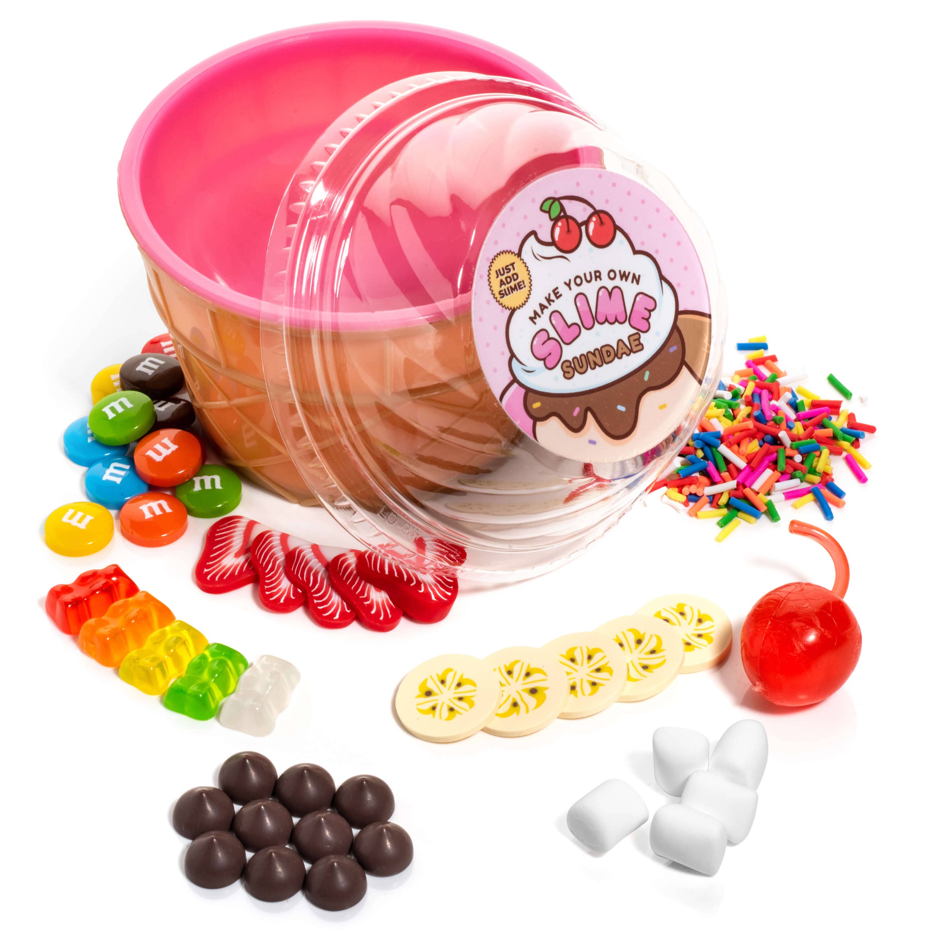 Kawaii Slime Company - Slime Sundae Cup Toppings Kit