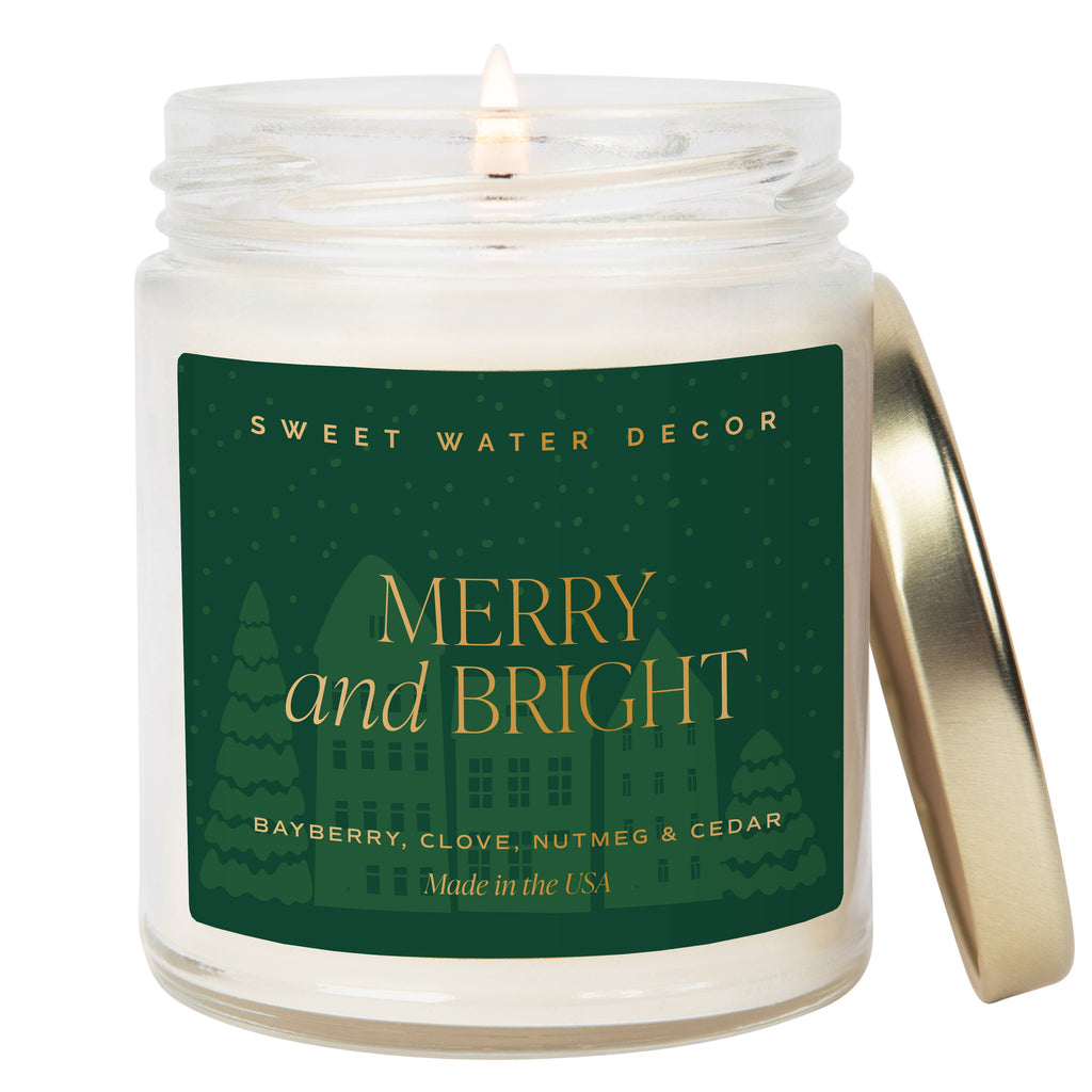 Sweet Water Decor || 9 oz Soy Candle - Merry and Bright
