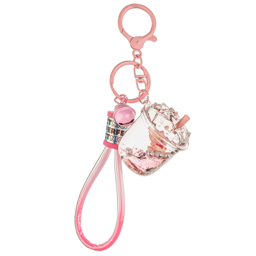 Kawaii Slime Company || Red Panda Drink Liquid Effect Sensory Keychain