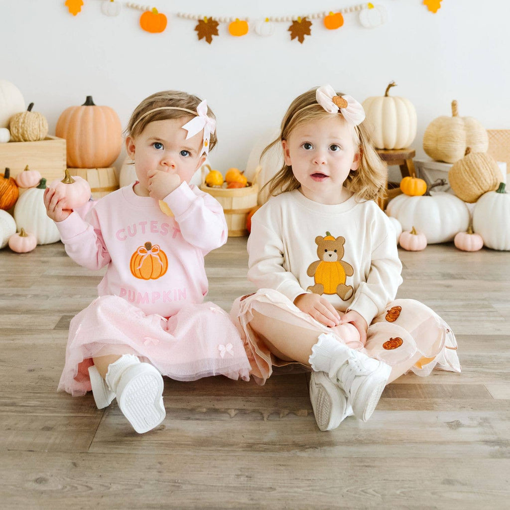 Sweet Wink - Cutest Pumpkin Patch Long Sleeve Romper