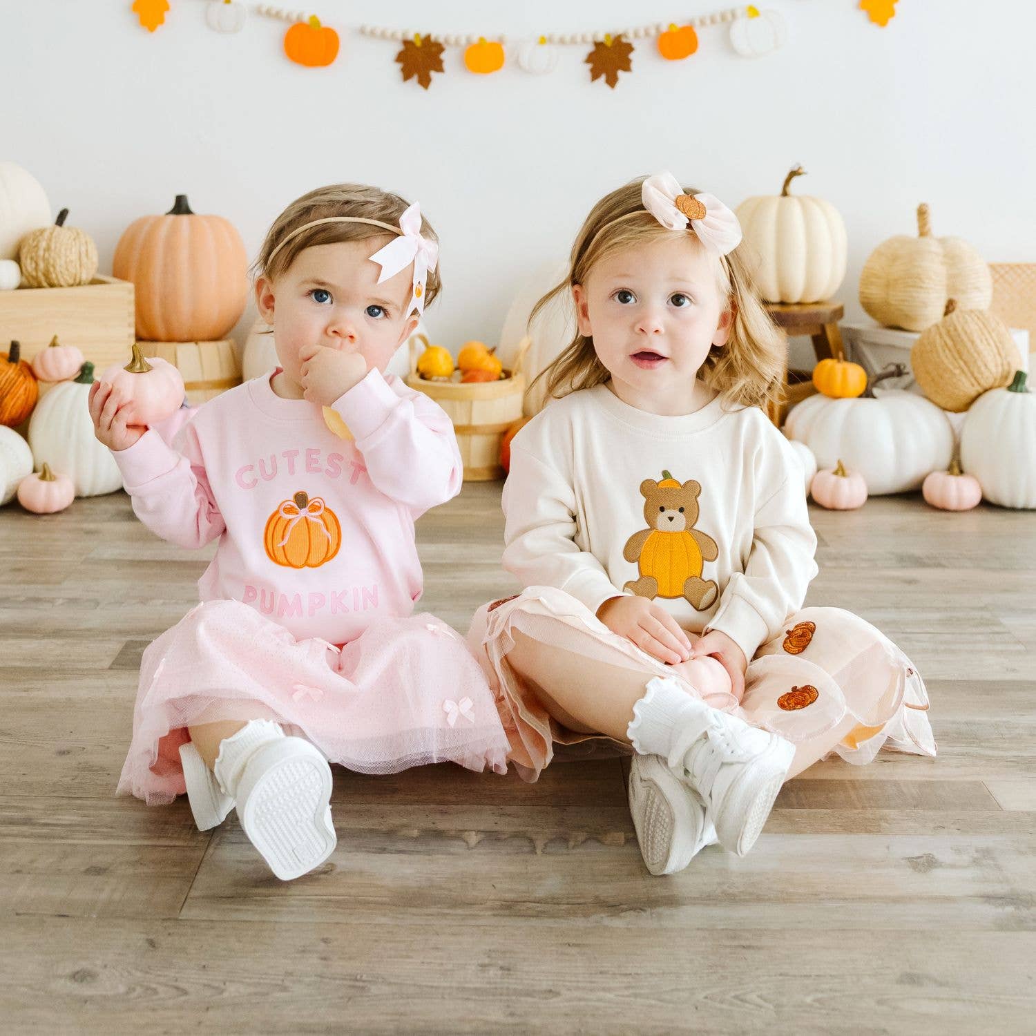 Sweet Wink - Cutest Pumpkin Patch Long Sleeve Romper