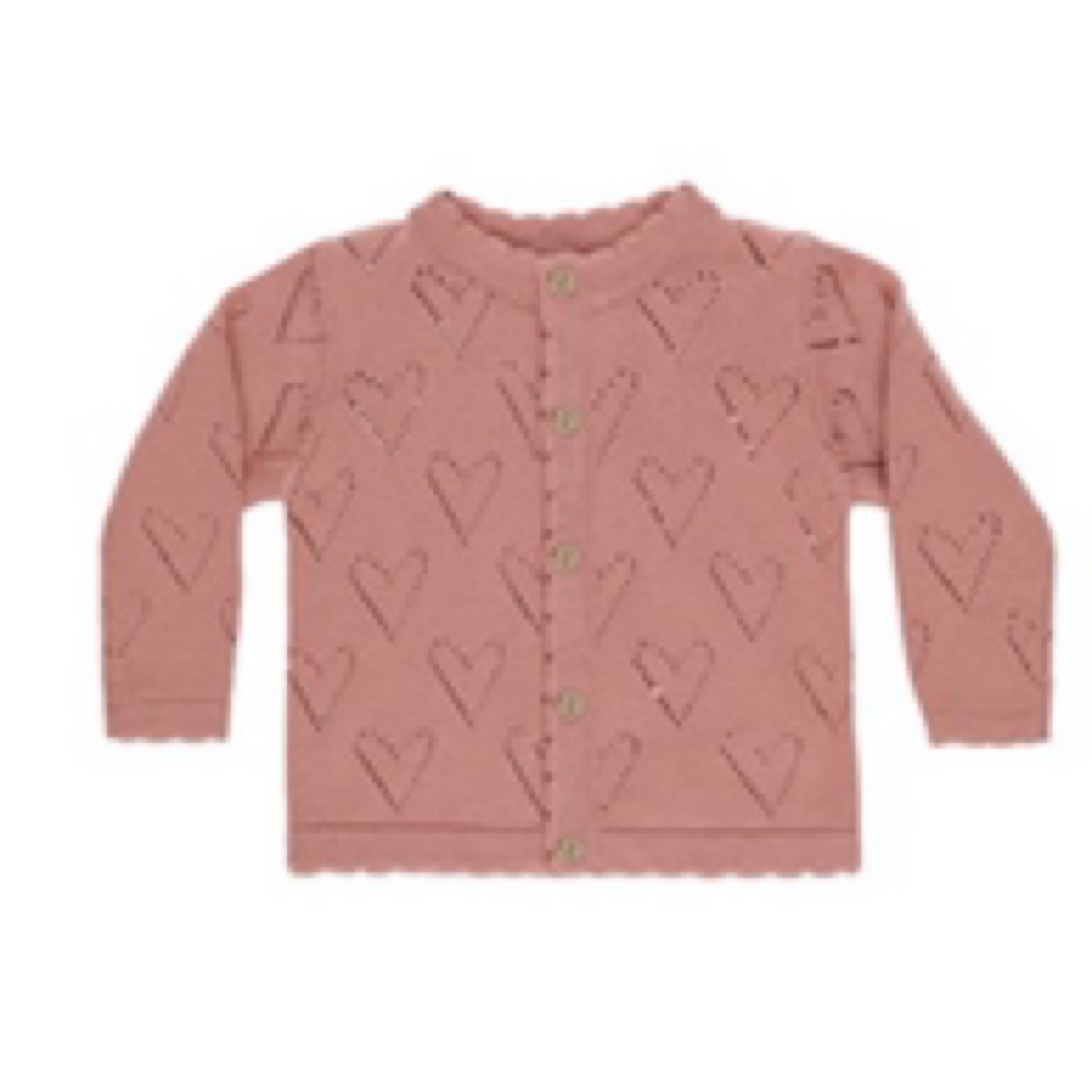 Quincy Mae - Knit Cardigan || Lipstick
