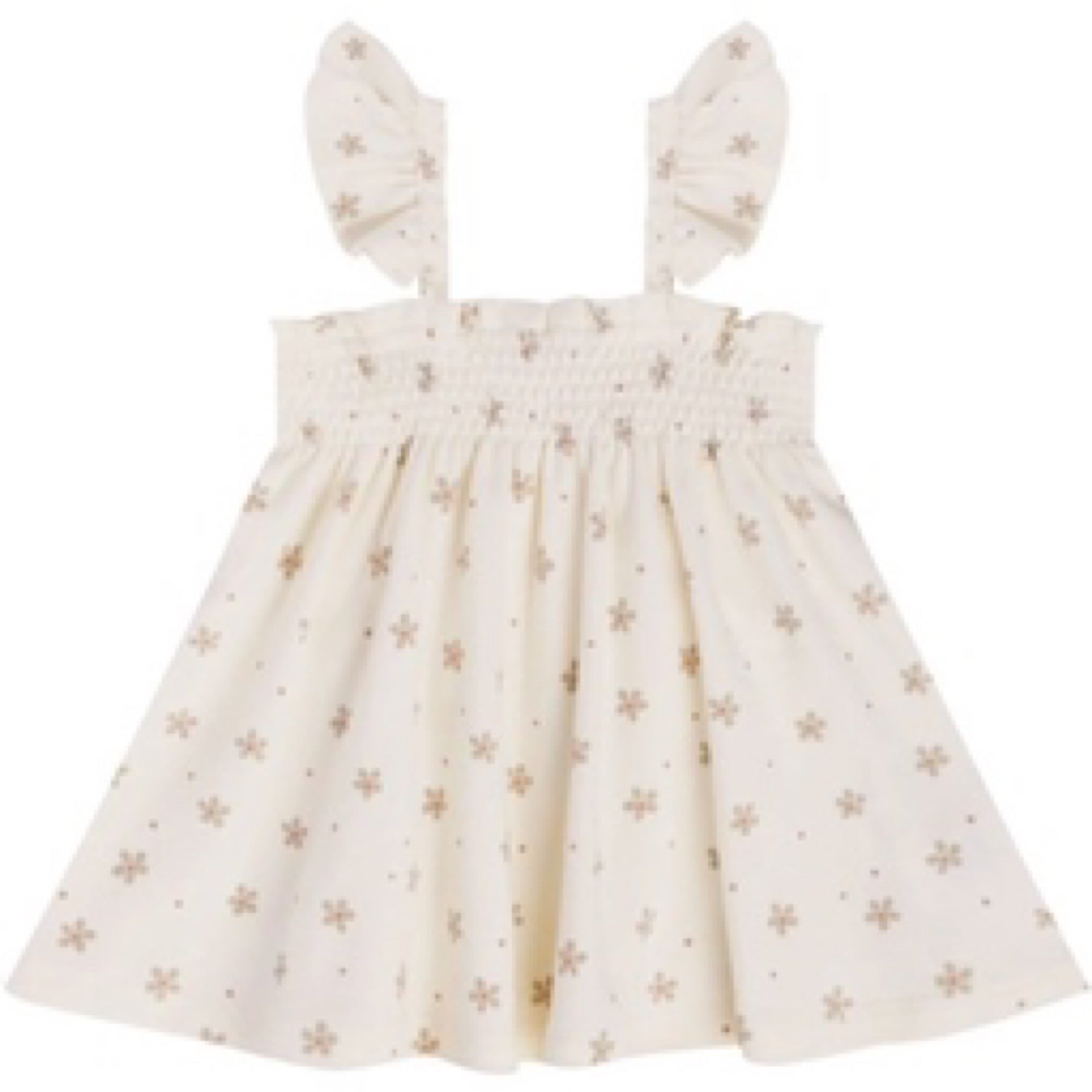 Quincy Mae - Smocked Jersey Dress || Dotty Floral