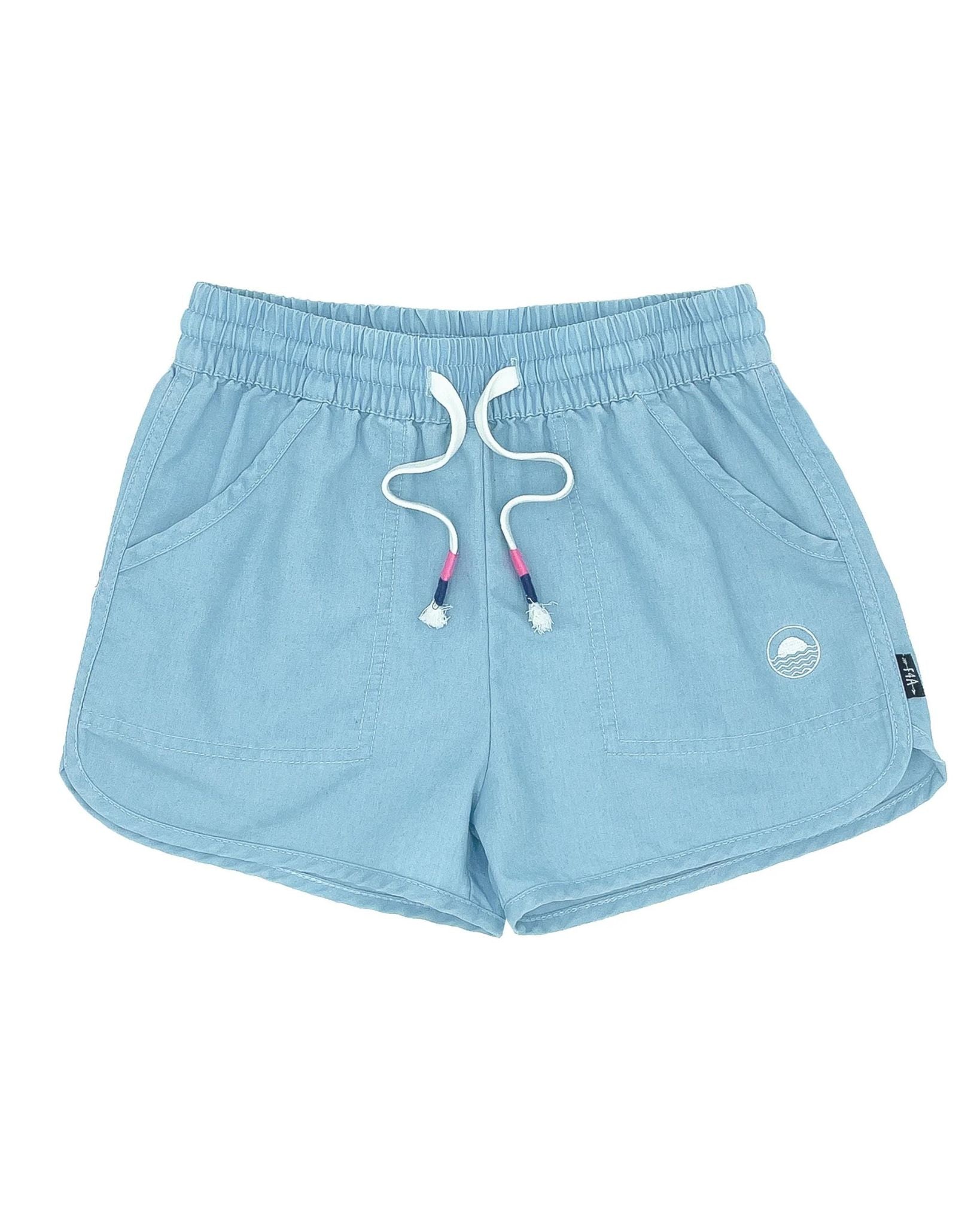 Feather 4 Arrow - Daisy Chambray Shorts