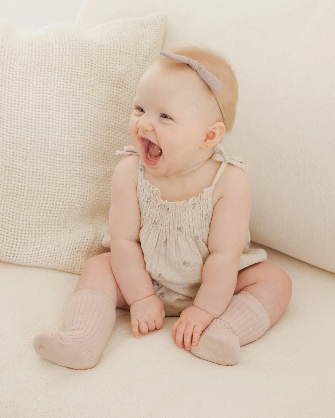 Quincy Mae - Betty Romper || Sweat Pea