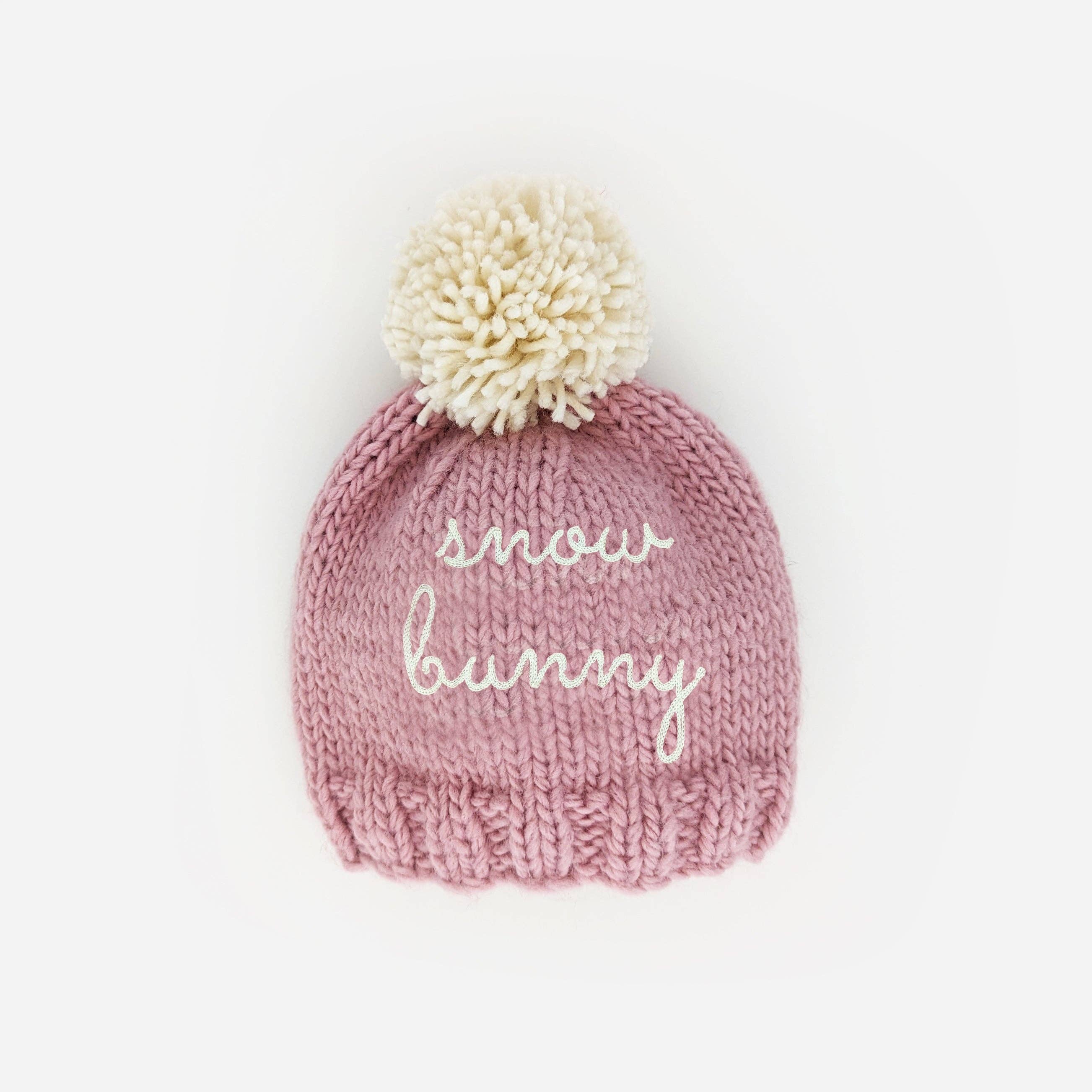 Huggalugs - Snow Bunny Rosy Beanie Hat for Baby & Kids || M (6-24 months)