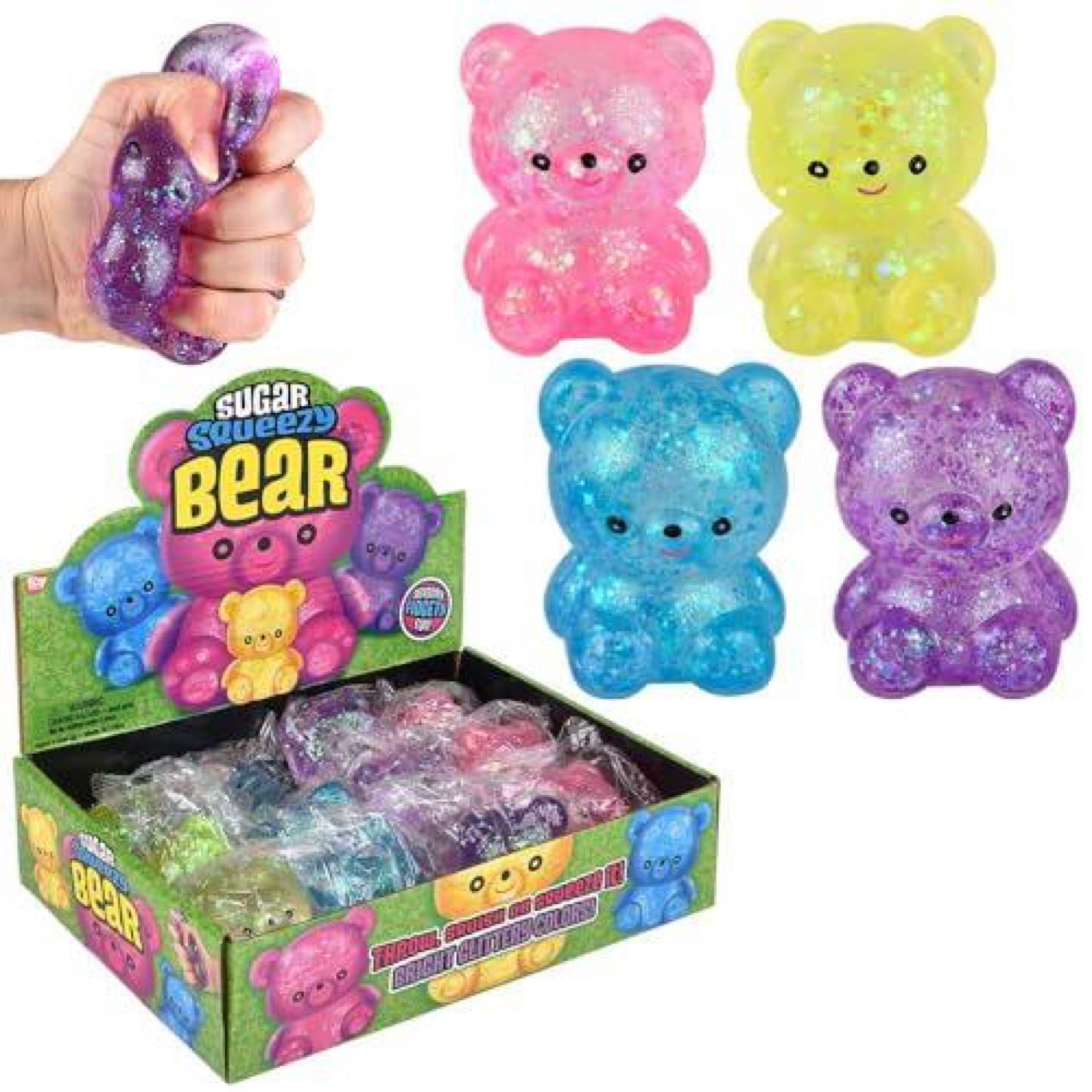 The Toy Network - Squeezy Sugar Bears 3"