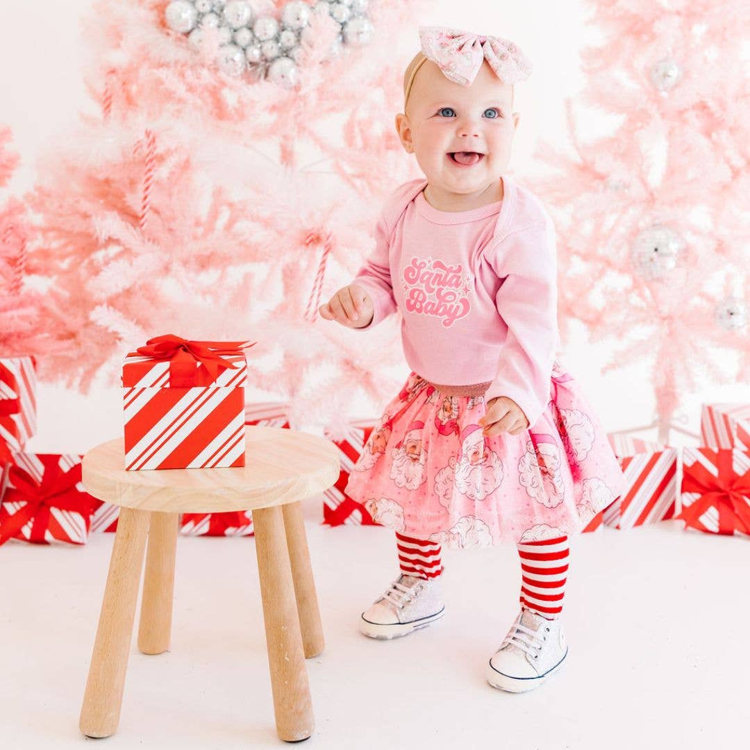 Sweet Wink - Santa Baby Christmas Long Sleeve Bodysuit
