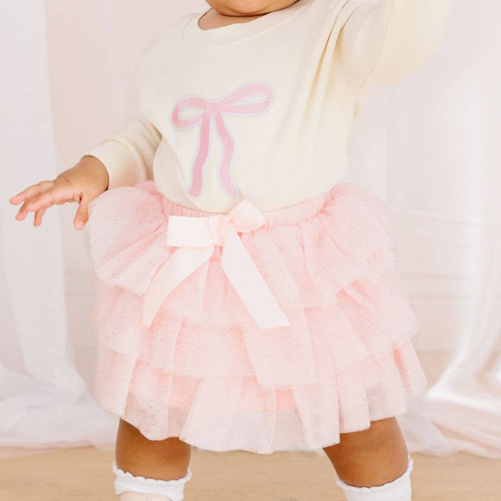 Sweet Wink - Ballet Bow Tiered Tutu || Coquette