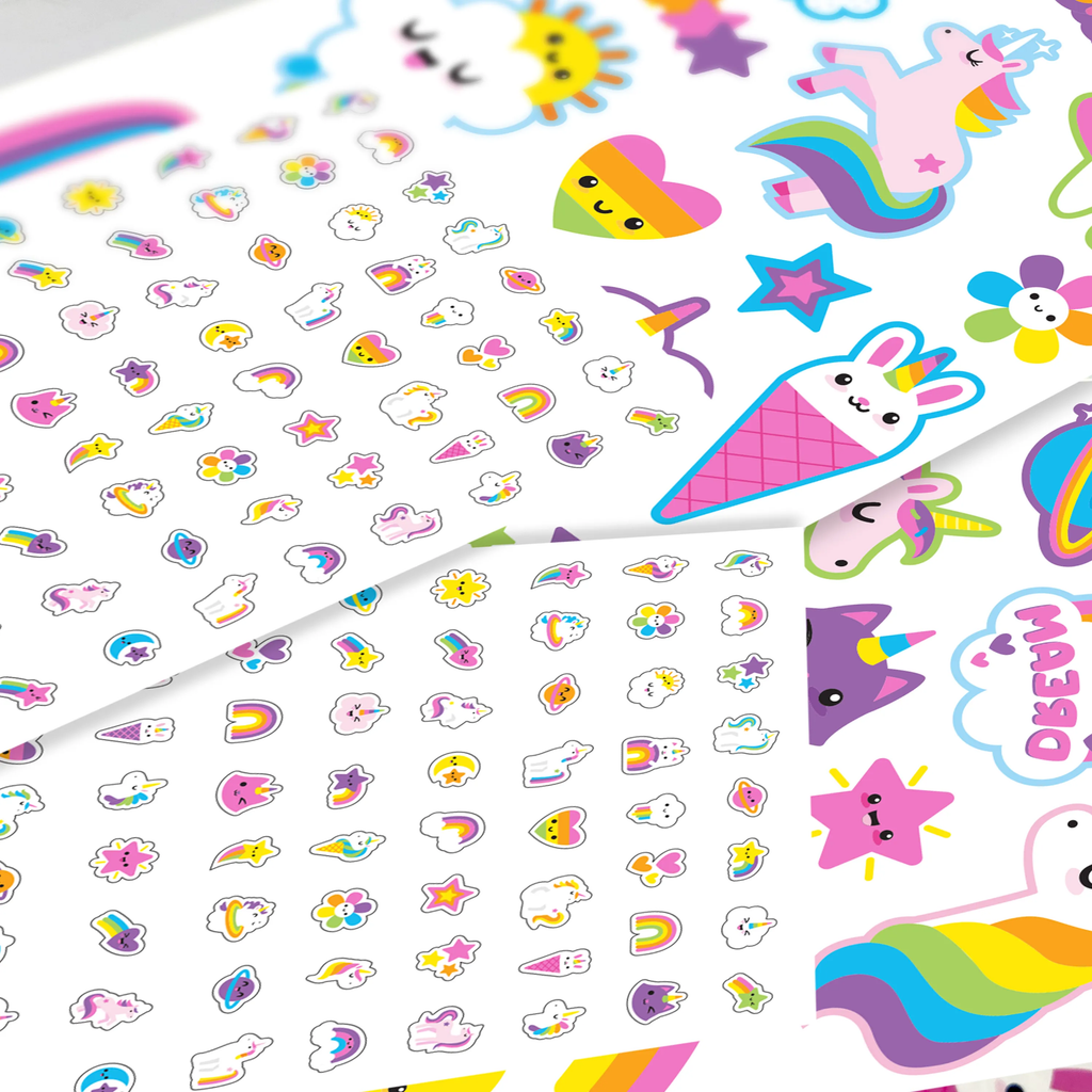 OOLY - Tattoo-Palooza, Tattoos & Nail Stickers || Unicorns & Rainbow