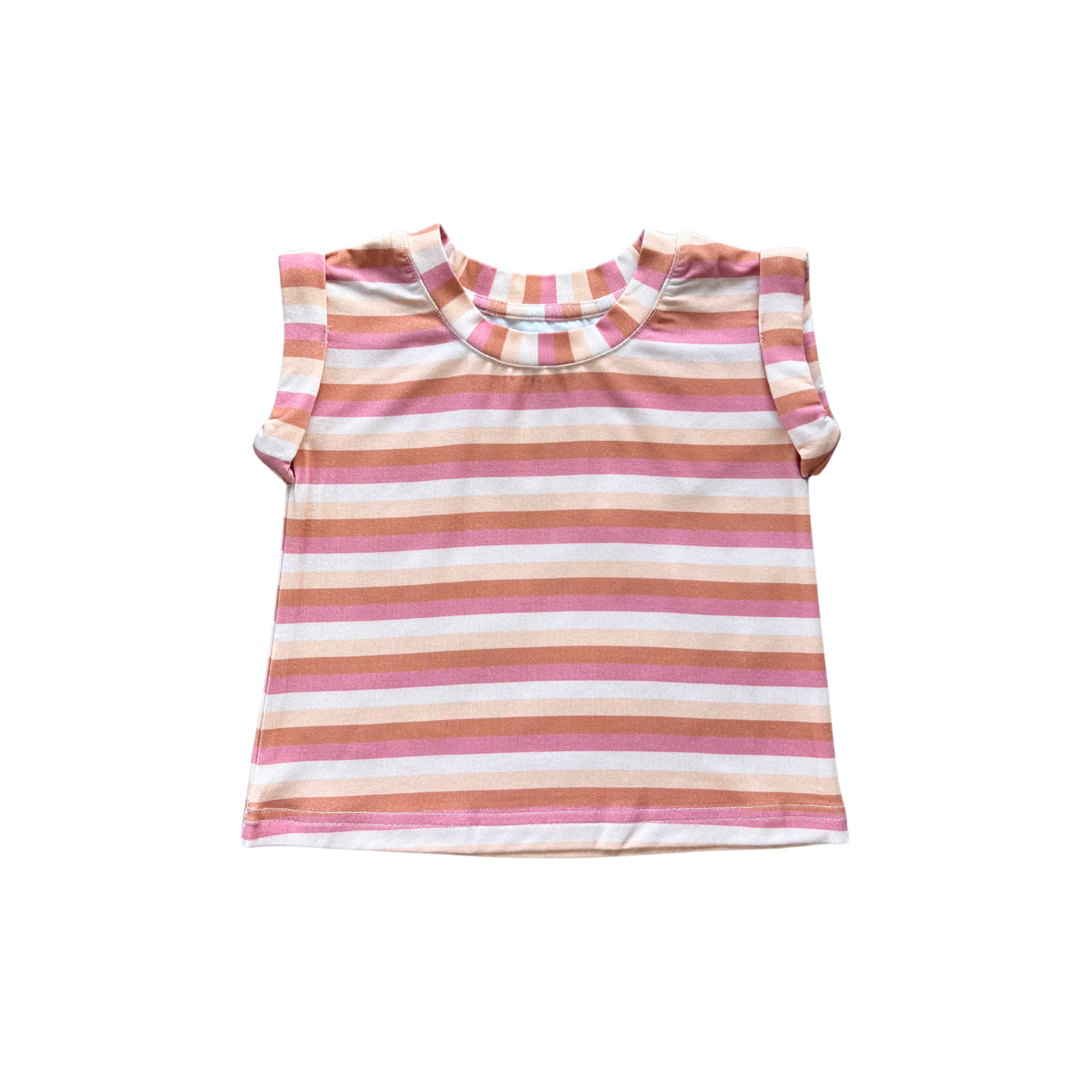 babysprouts clothing company - Girl's Roll Sleeve Top || Happy Days