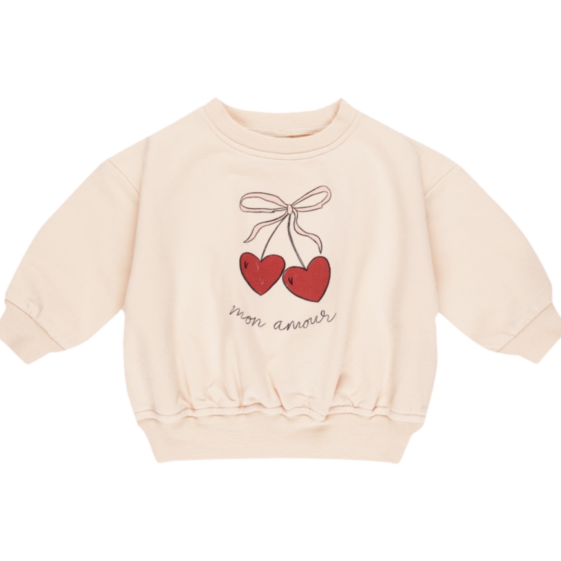 Quincy Mae - Relaxed Fleece Sweatshirt || Mon Amour