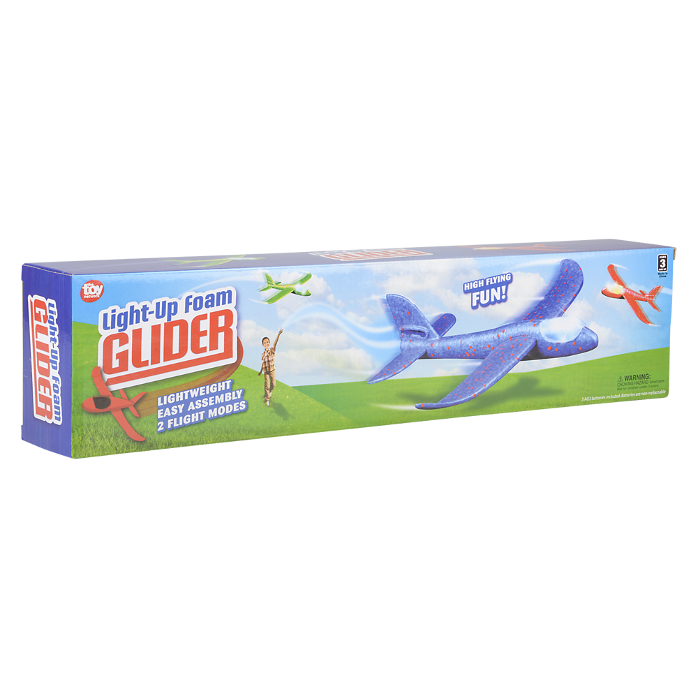 The Toy Network - LIGHT-UP FOAM GLIDER 18"