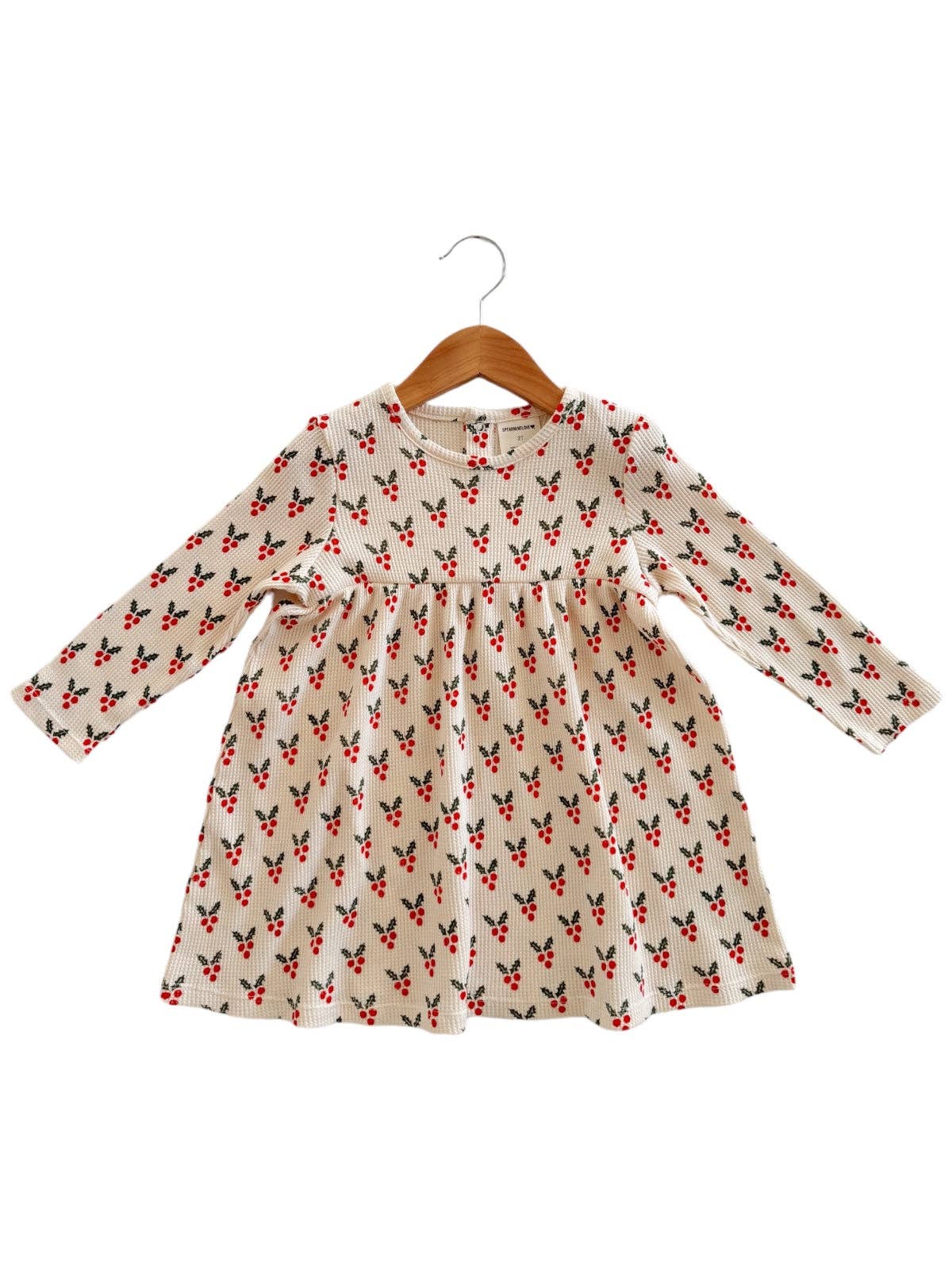 SpearmintLOVE - Organic Waffle Simple Dress || Holly