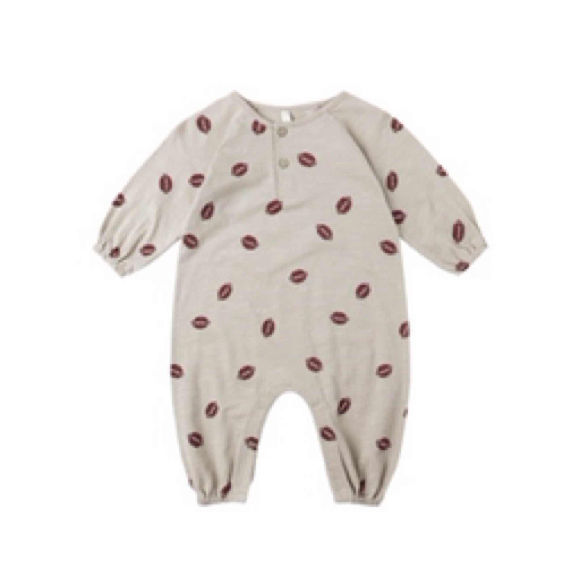 Rylee + Cru - Henley Jumpsuit || Football