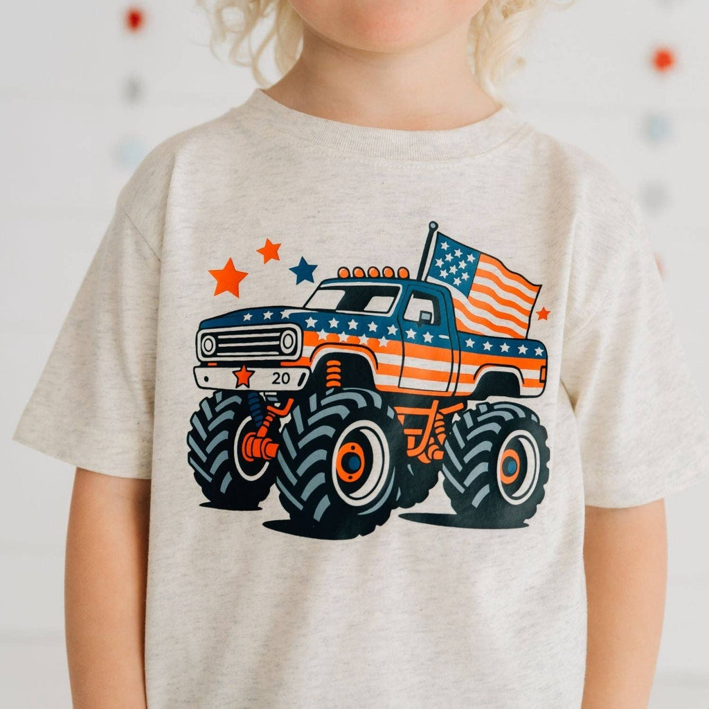 Sweet Wink - American Monster Truck T-Shirt || Fourth of July