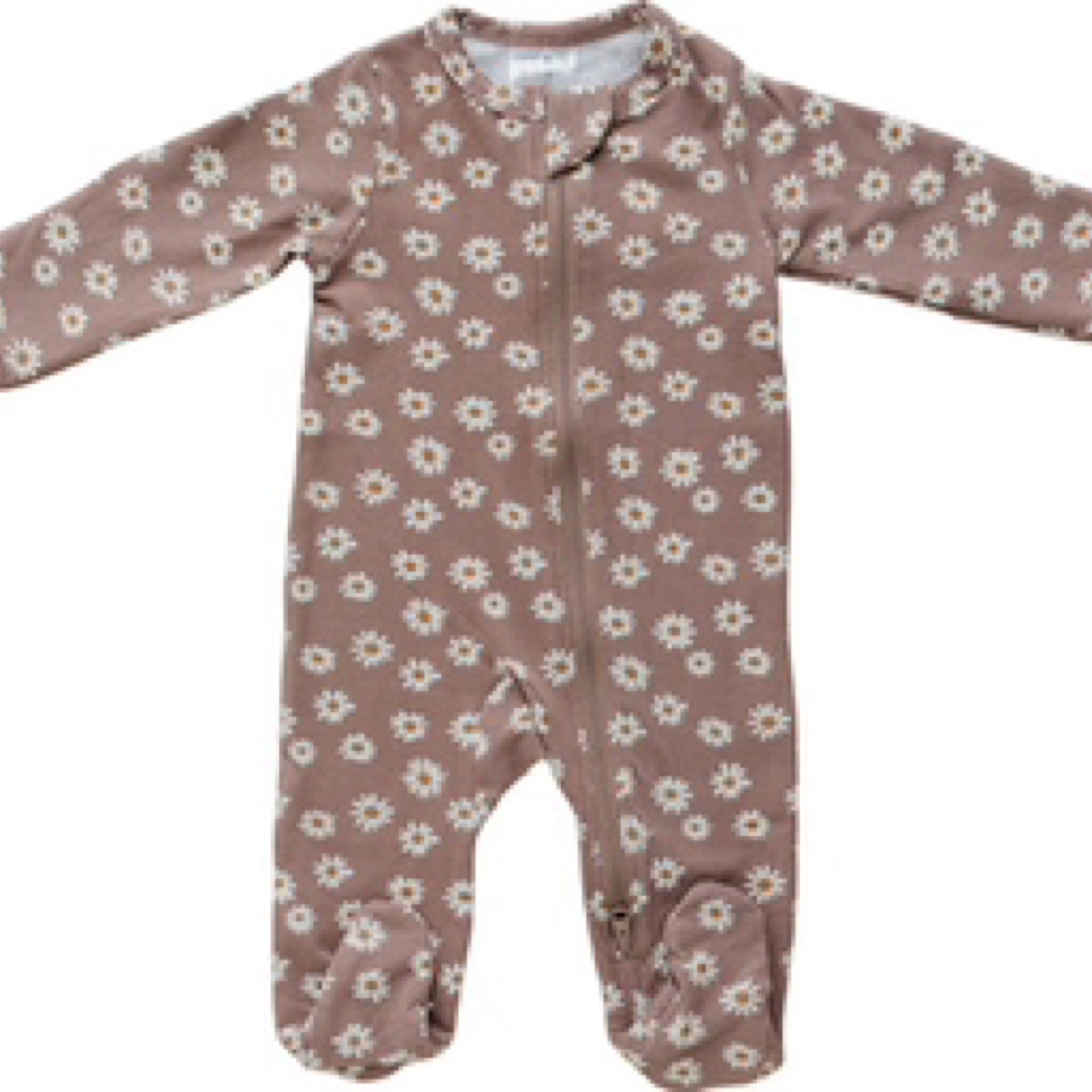 Mebie Baby - Daisy Dream Zipper Footie