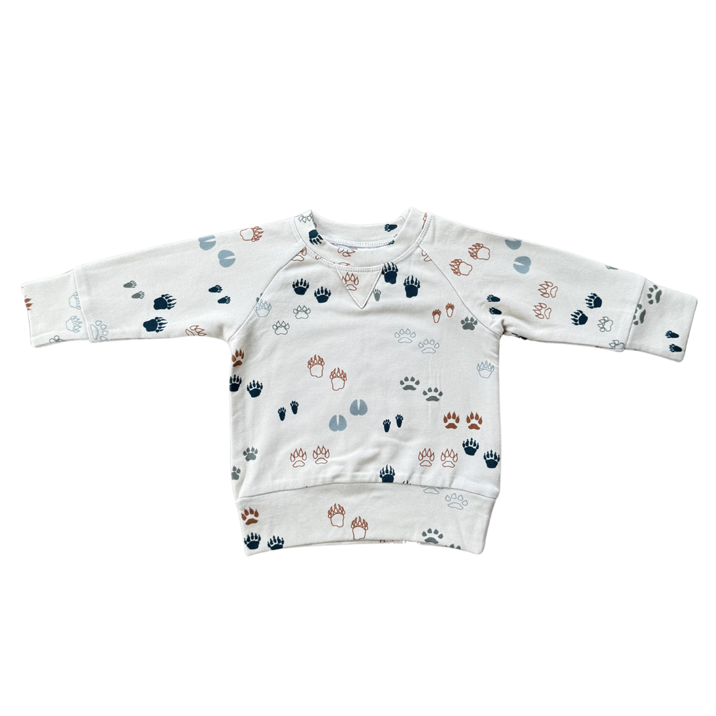 babysprouts clothing company - Boy's Raglan Sweatshirt || Patches