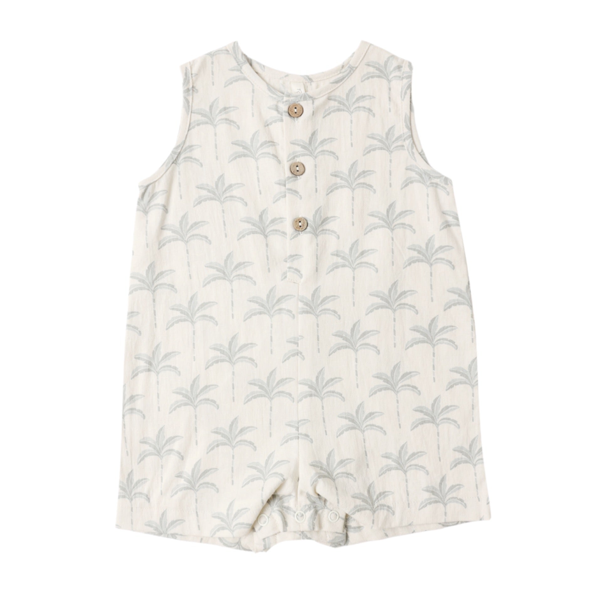 Rylee + Cru - Maverick Romper || Palm Trees