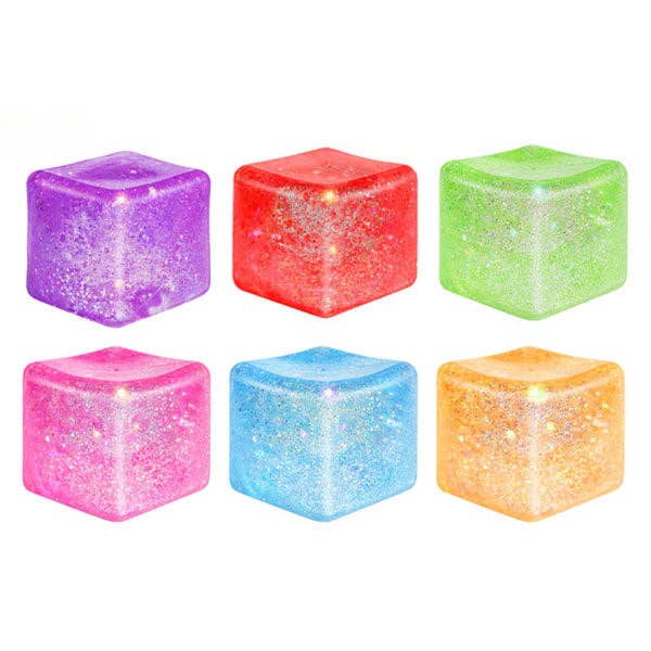 Showcase - Sugah-Mals Glitter Sugar Cube Stress Ball Squishy Fidget Toy (1pc) Color Ships Assorted