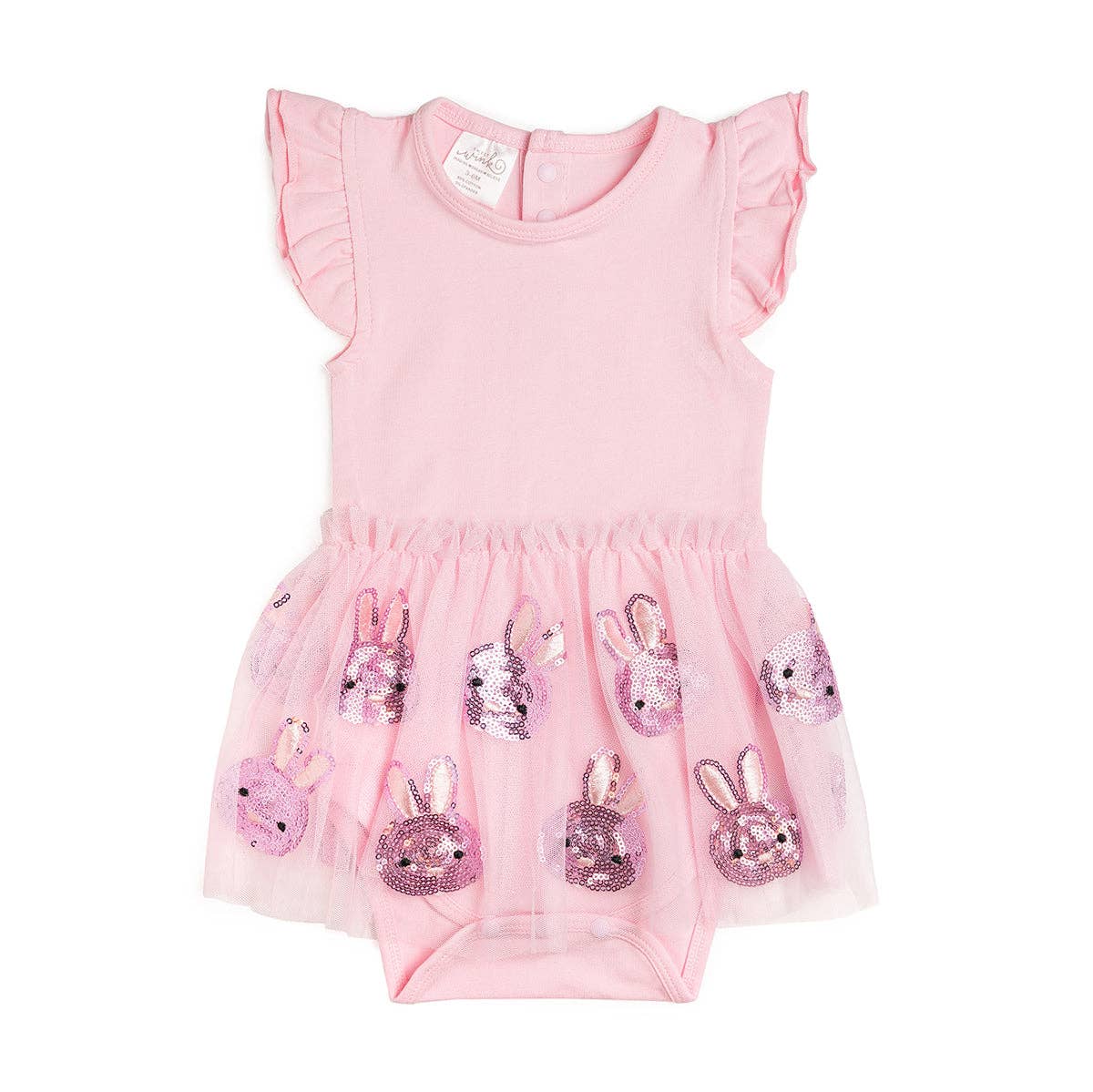 Sweet Wink - Easter Bunny Short Sleeve Tutu Bodysuit