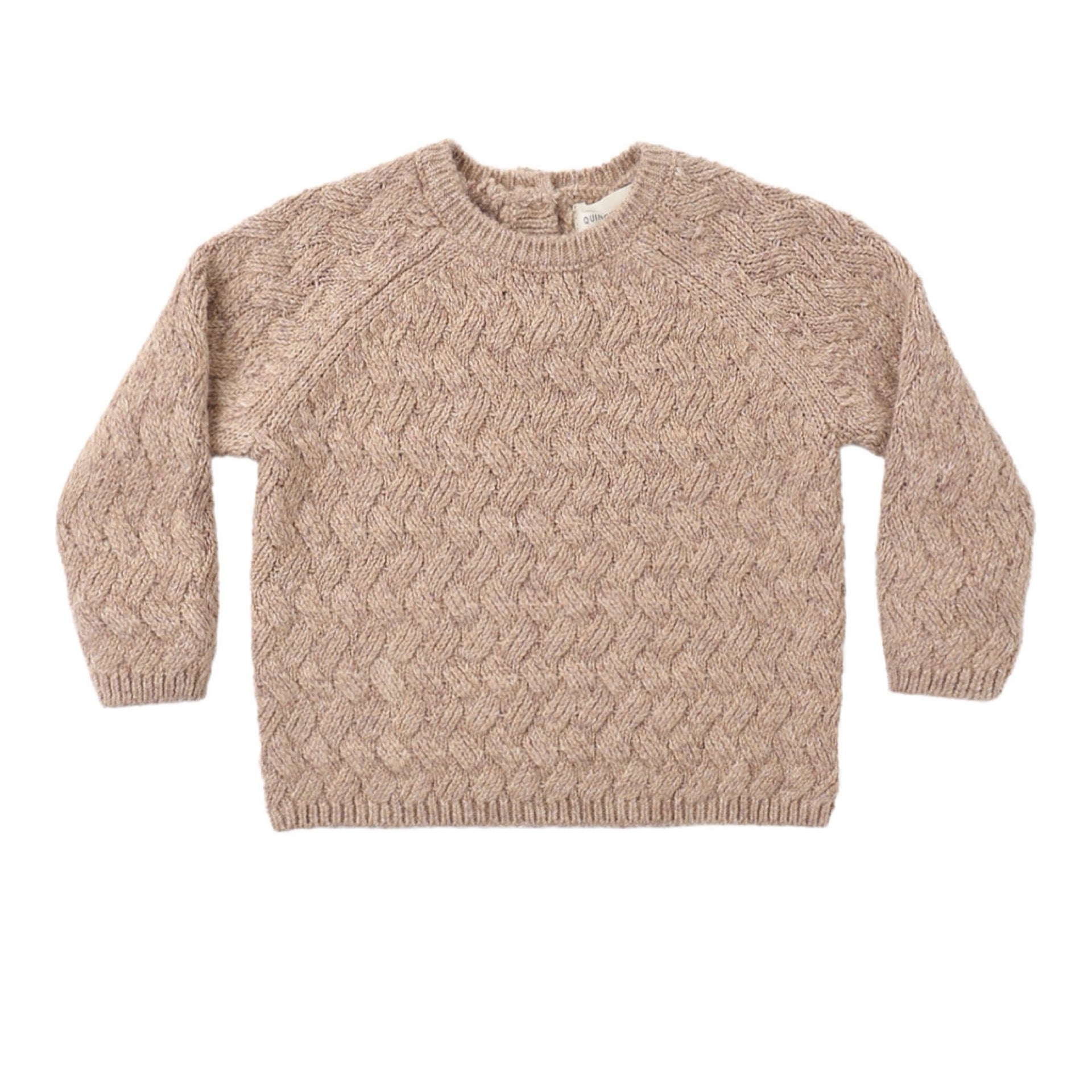 Quincy Mae - Knit Sweater + Pant Set || Heathered Almond