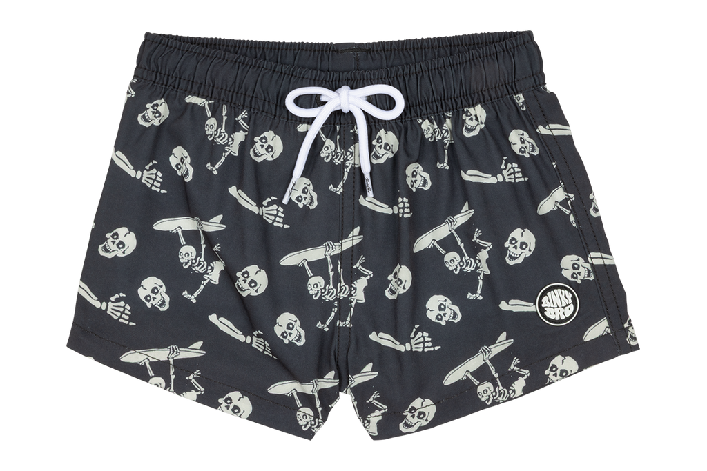 BinkyBro - Kids Swimsuit Crossbones || Black