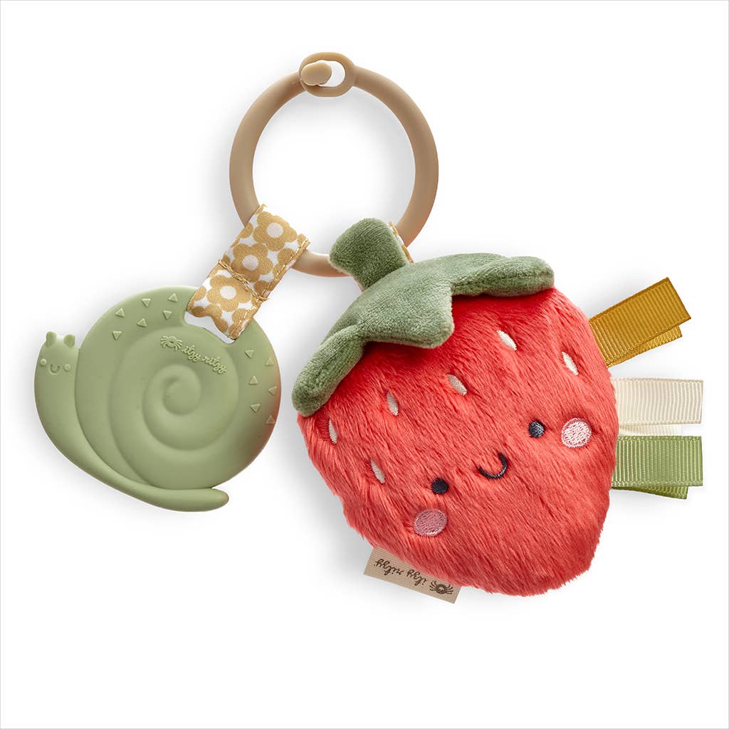Itzy Ritzy - Itzy Pal™ Plush + Teether || Strawberry