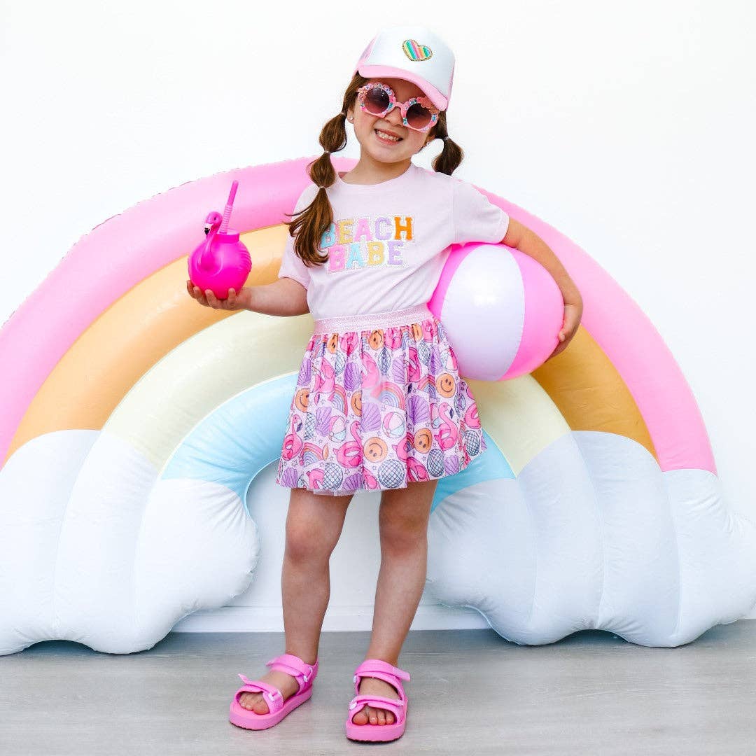Sweet Wink || Beach Babe Patch Short Sleeve T-Shirt