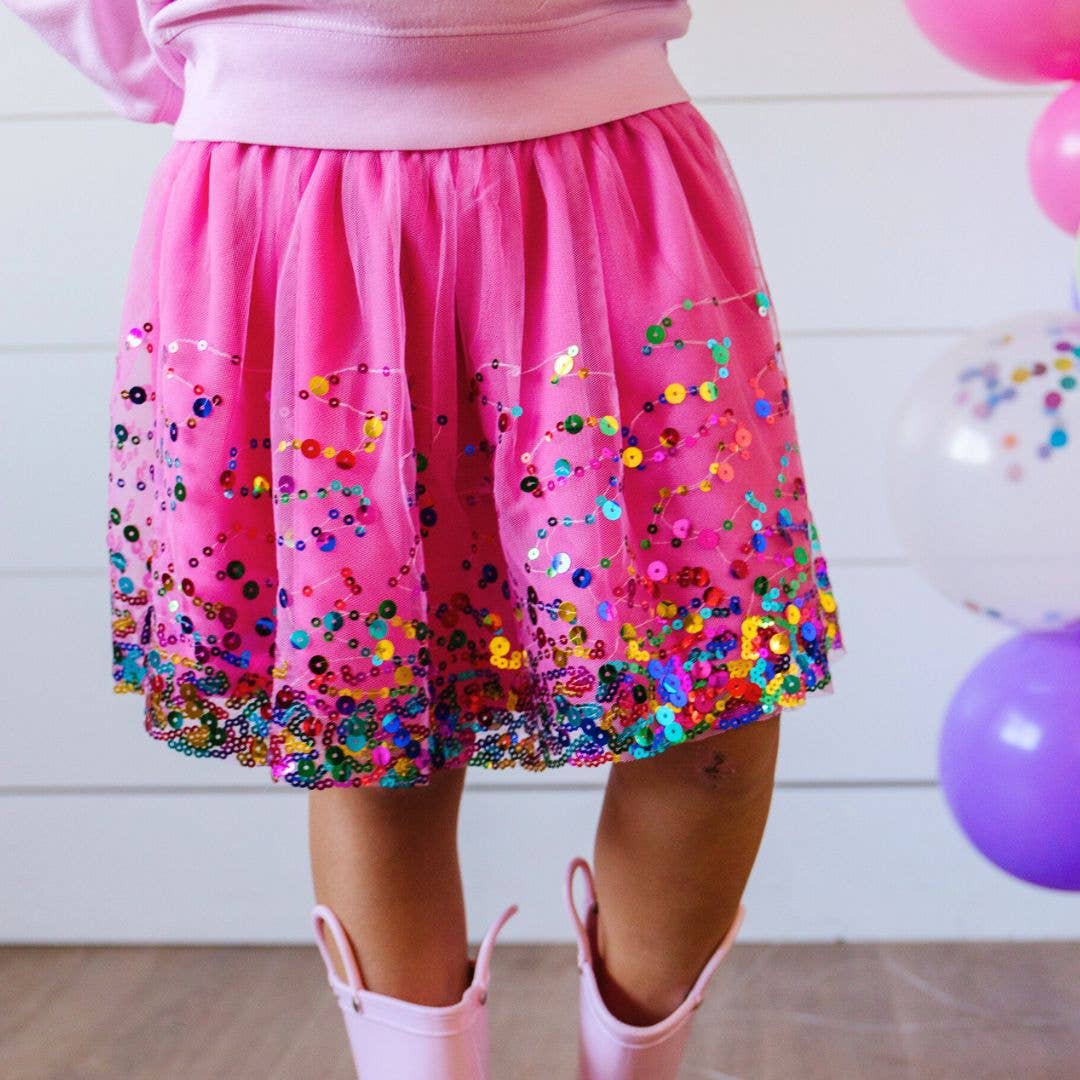 Sweet Wink - Raspberry Confetti Tutu