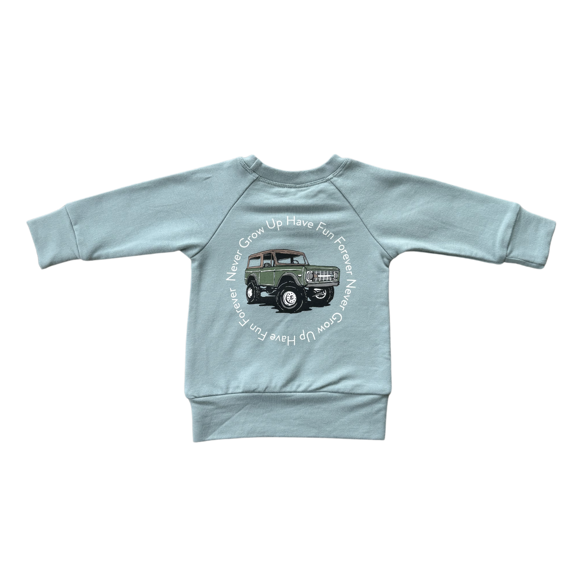 babysprouts clothing company - Boy's Raglan Sweatshirt || Patches