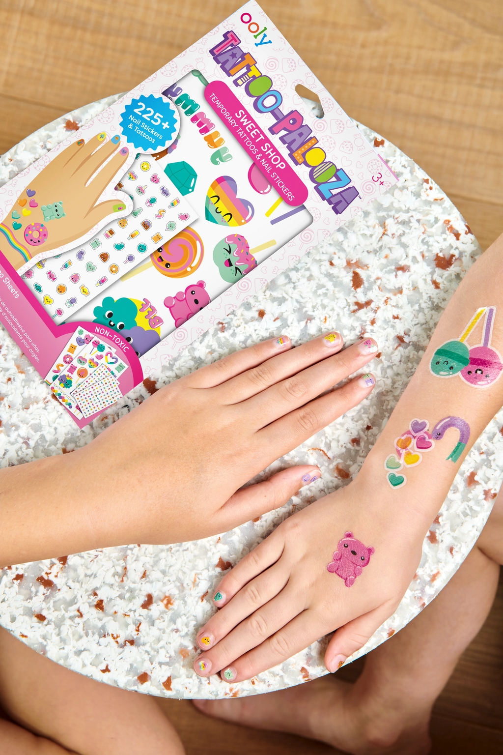 OOLY - Tattoo-Palooza, Tattoos & Nail Stickers || Unicorns & Rainbow