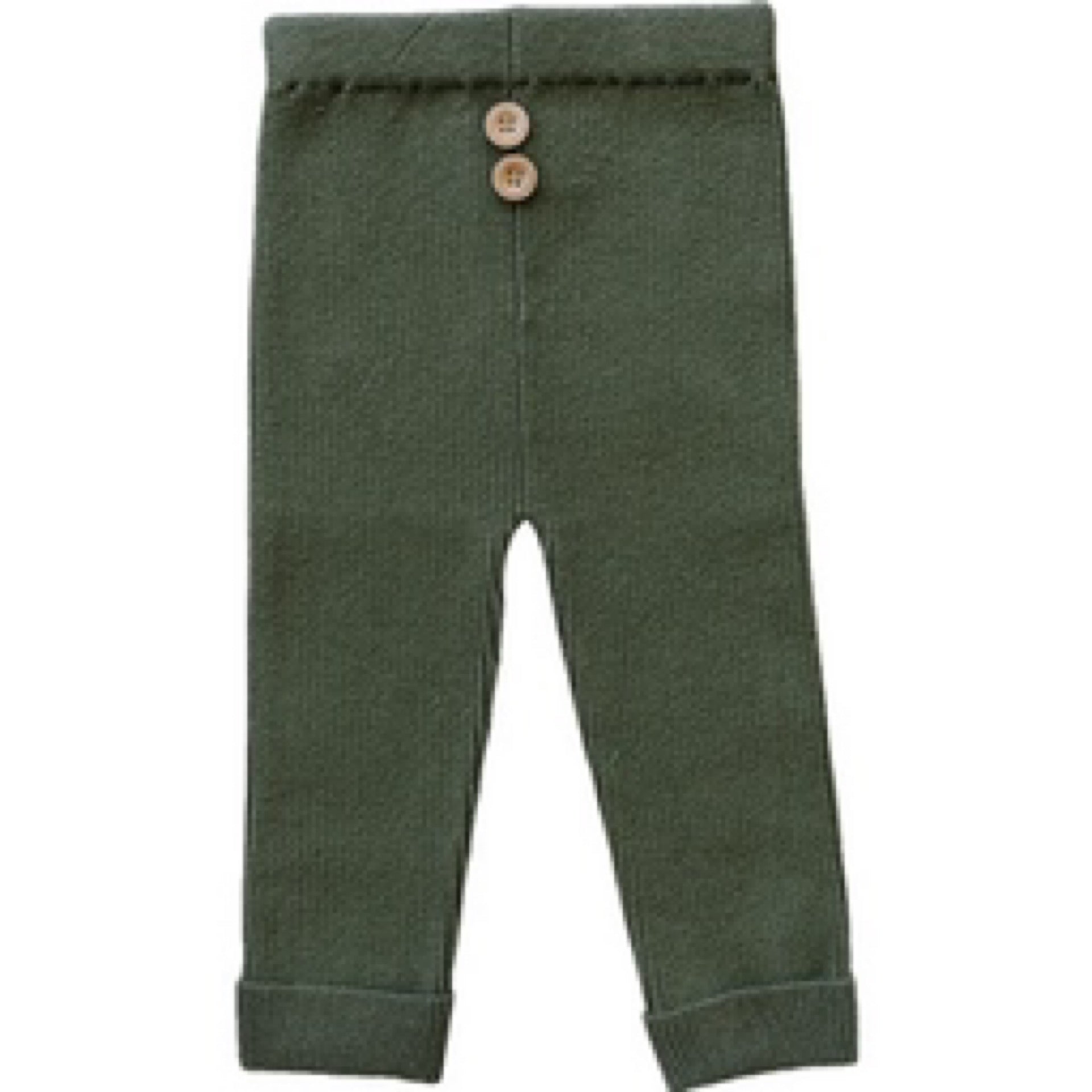 Mebie baby - Knit Leggings || Olive