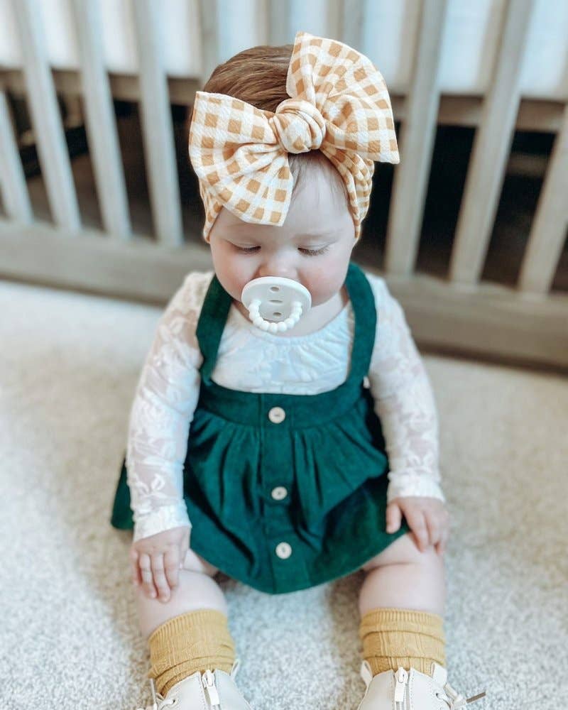 Bailey's Blossoms - Fallon Corduroy Suspender Skirt - Feelin' Pine