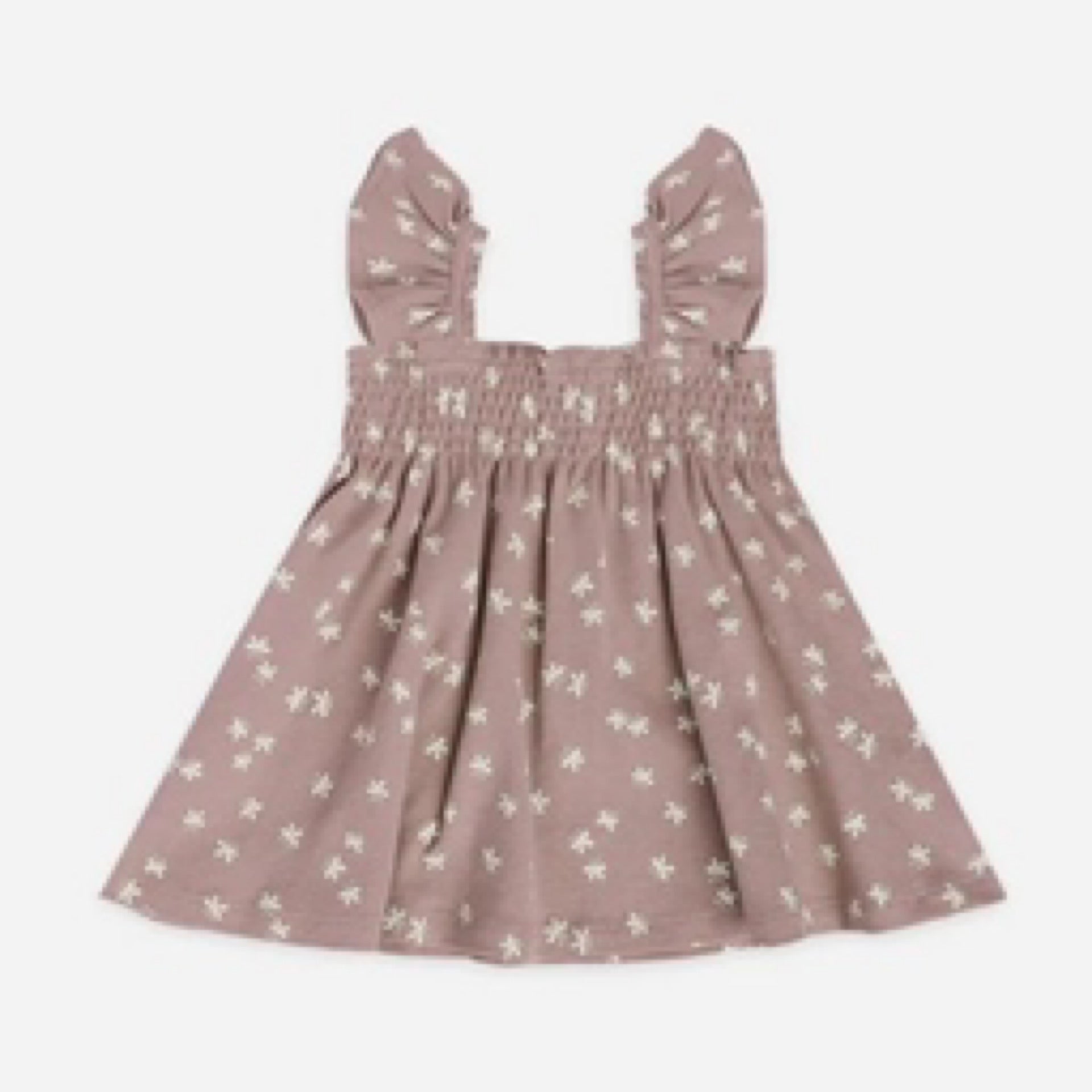 Quincy Mae - Smocked Jersey Dress || Butterflies