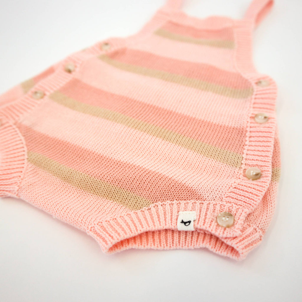 oh baby! - Country Club Knitted Bubble || Apricot Stripe