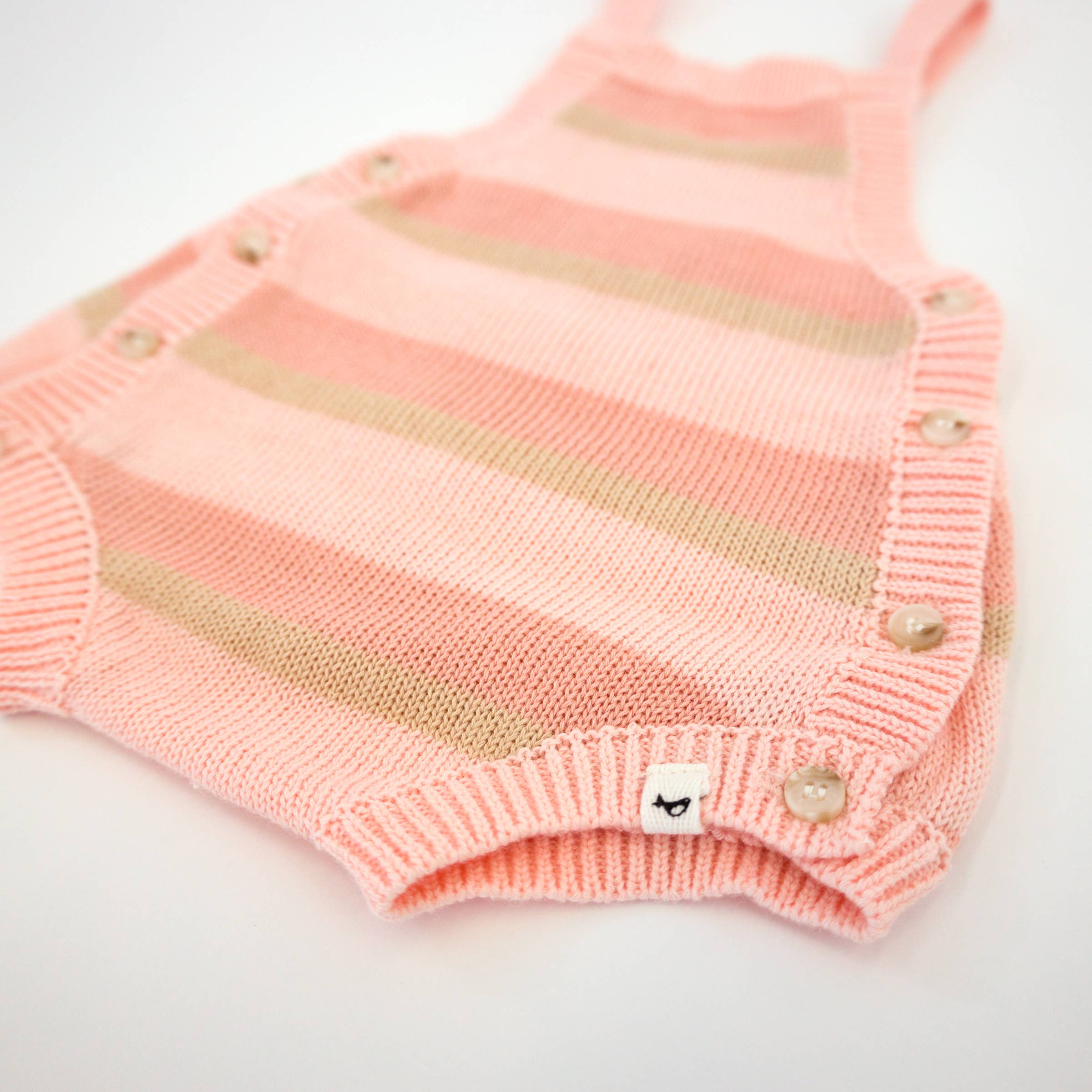 oh baby! - Country Club Knitted Bubble || Apricot Stripe