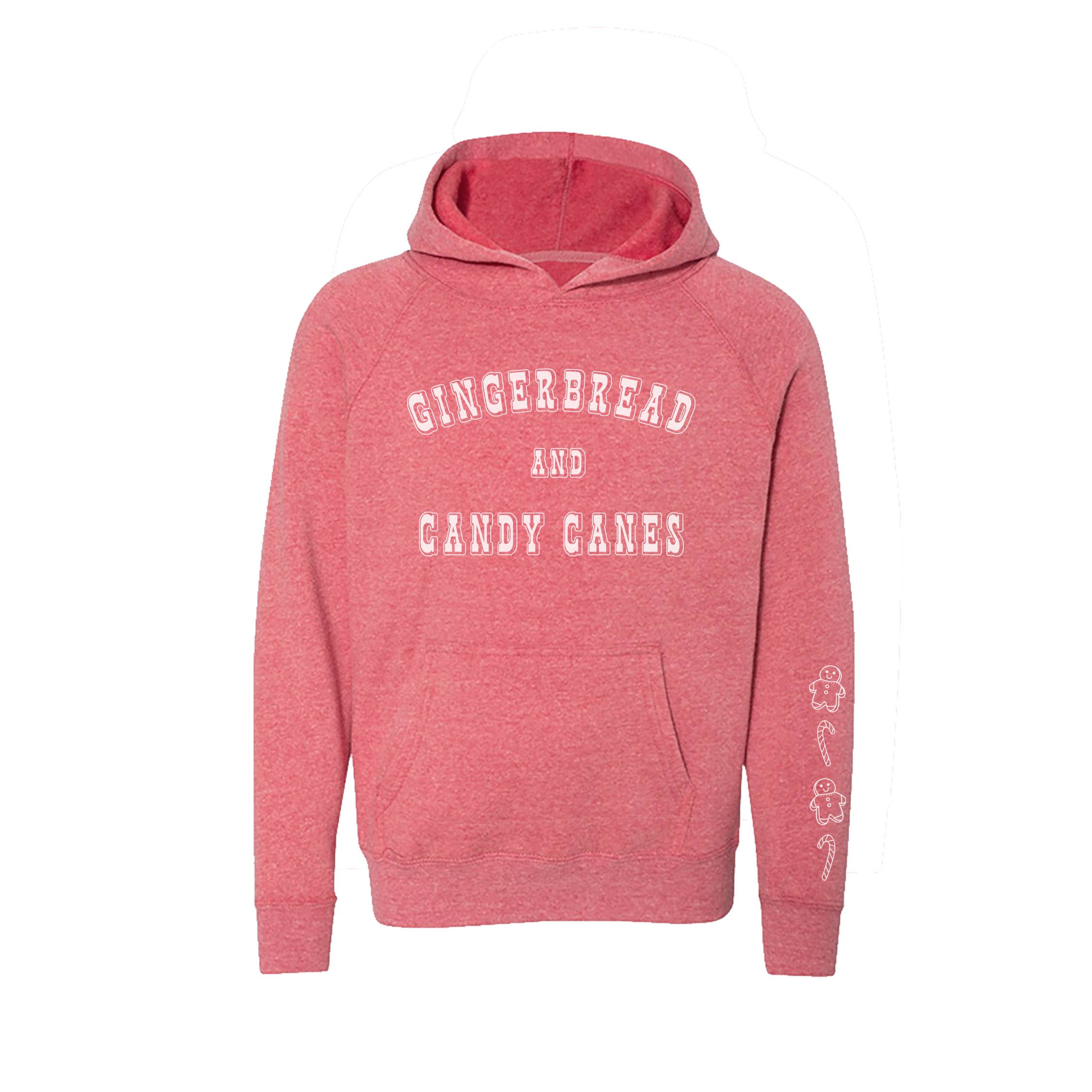 Port 213 - Kid's Christmas Pink Gingerbread Sweatshirt