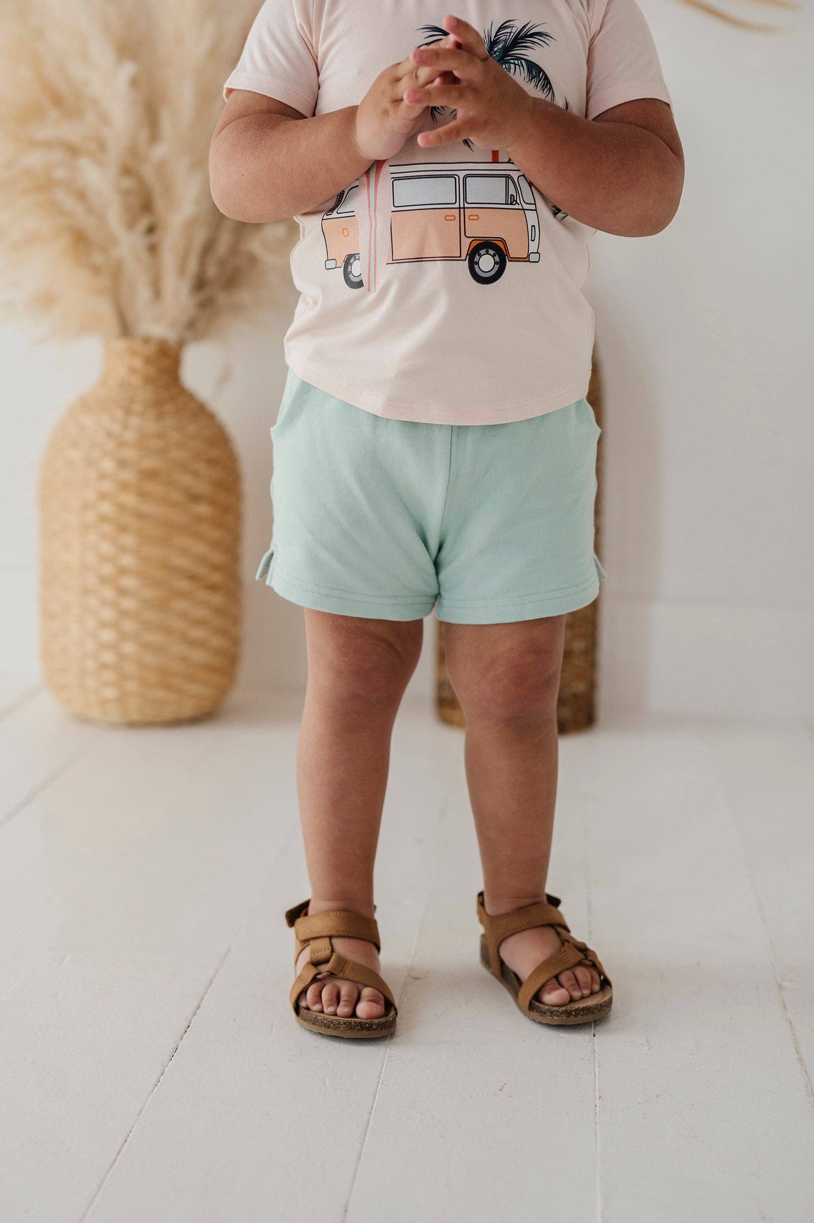 babysprouts clothing company - Girl's Shorts || Harbor Blue