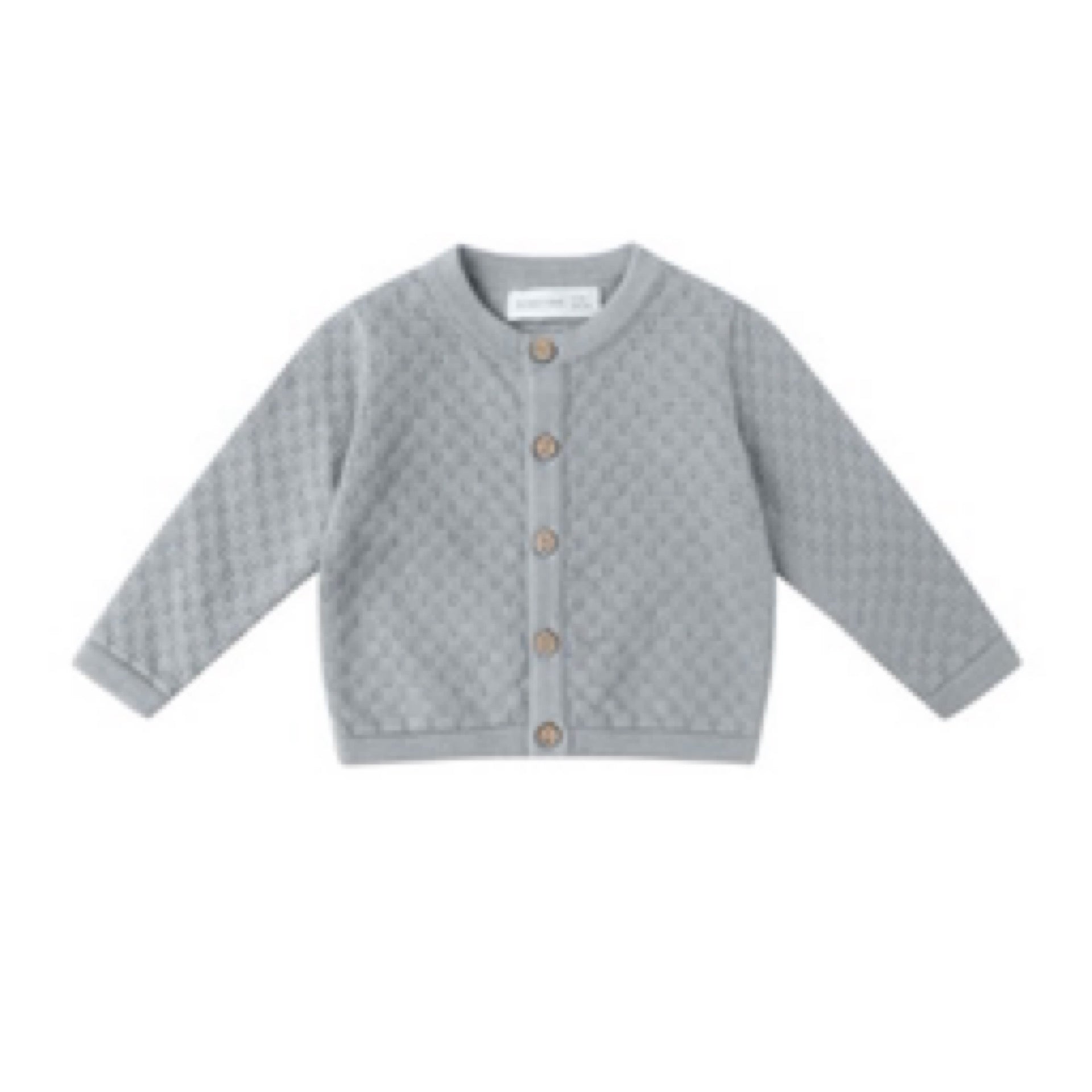 Quincy Mae - Knit Cardigan || Steel Blue