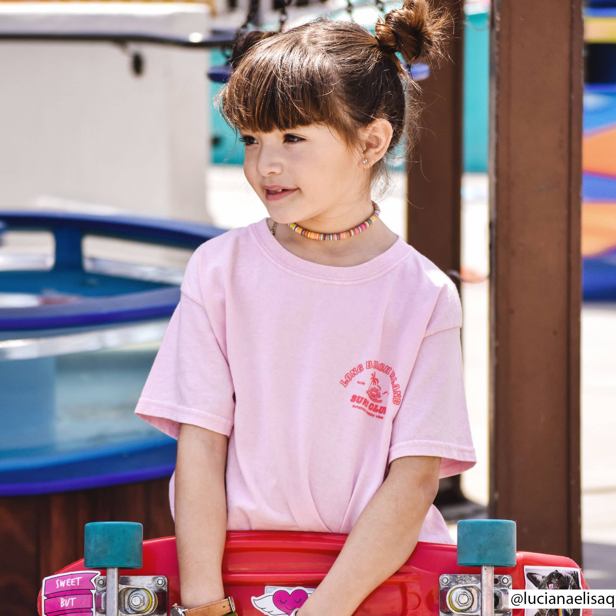 Port 213 - Island T-Shirt || Pink