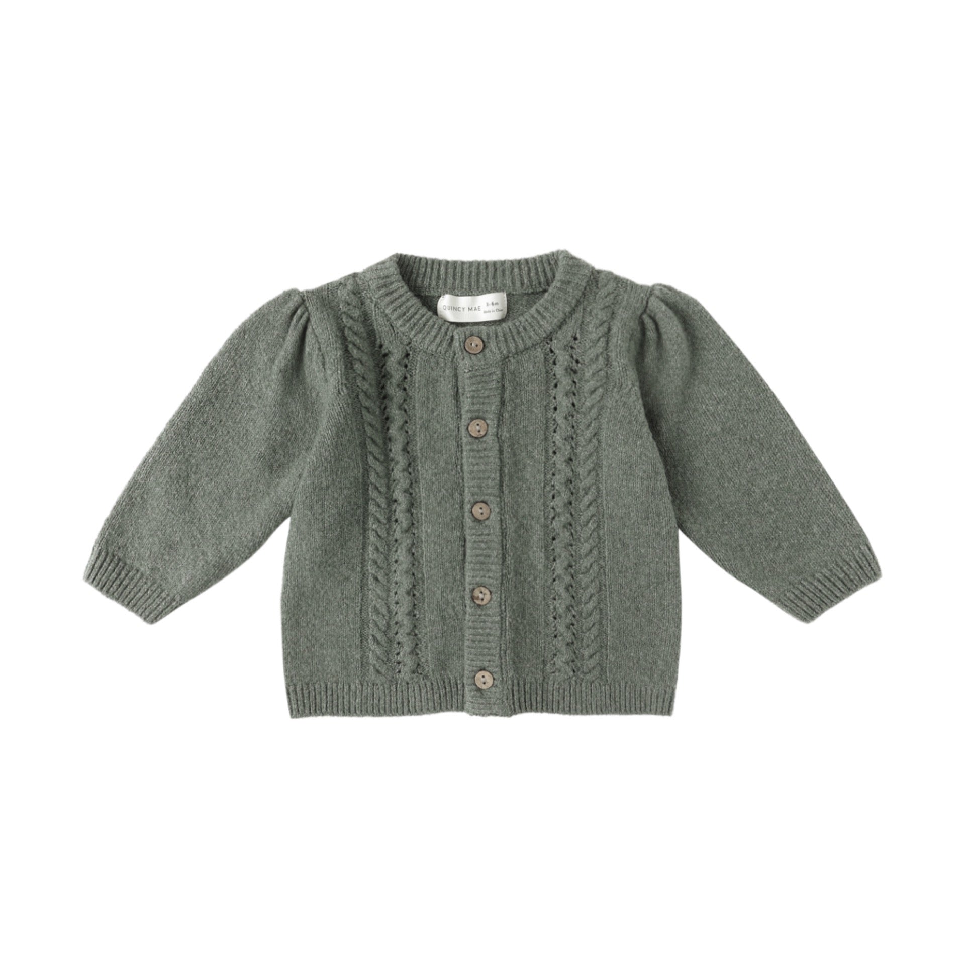Quincy Mae - Holly Cardigan || Forest