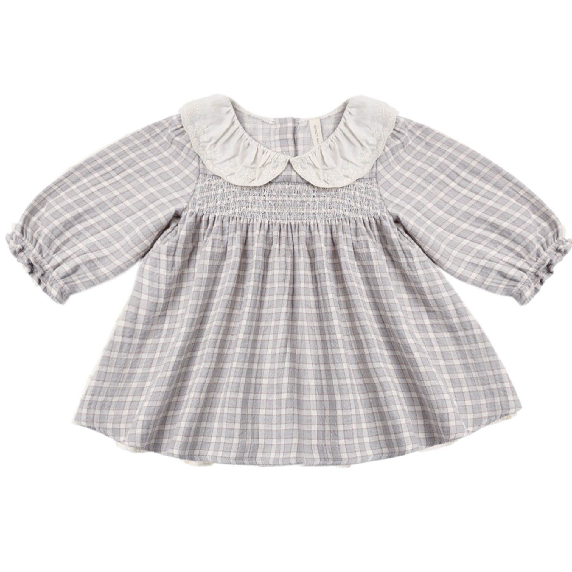 Quincy Mae - Callie Dress || Blue Gingham