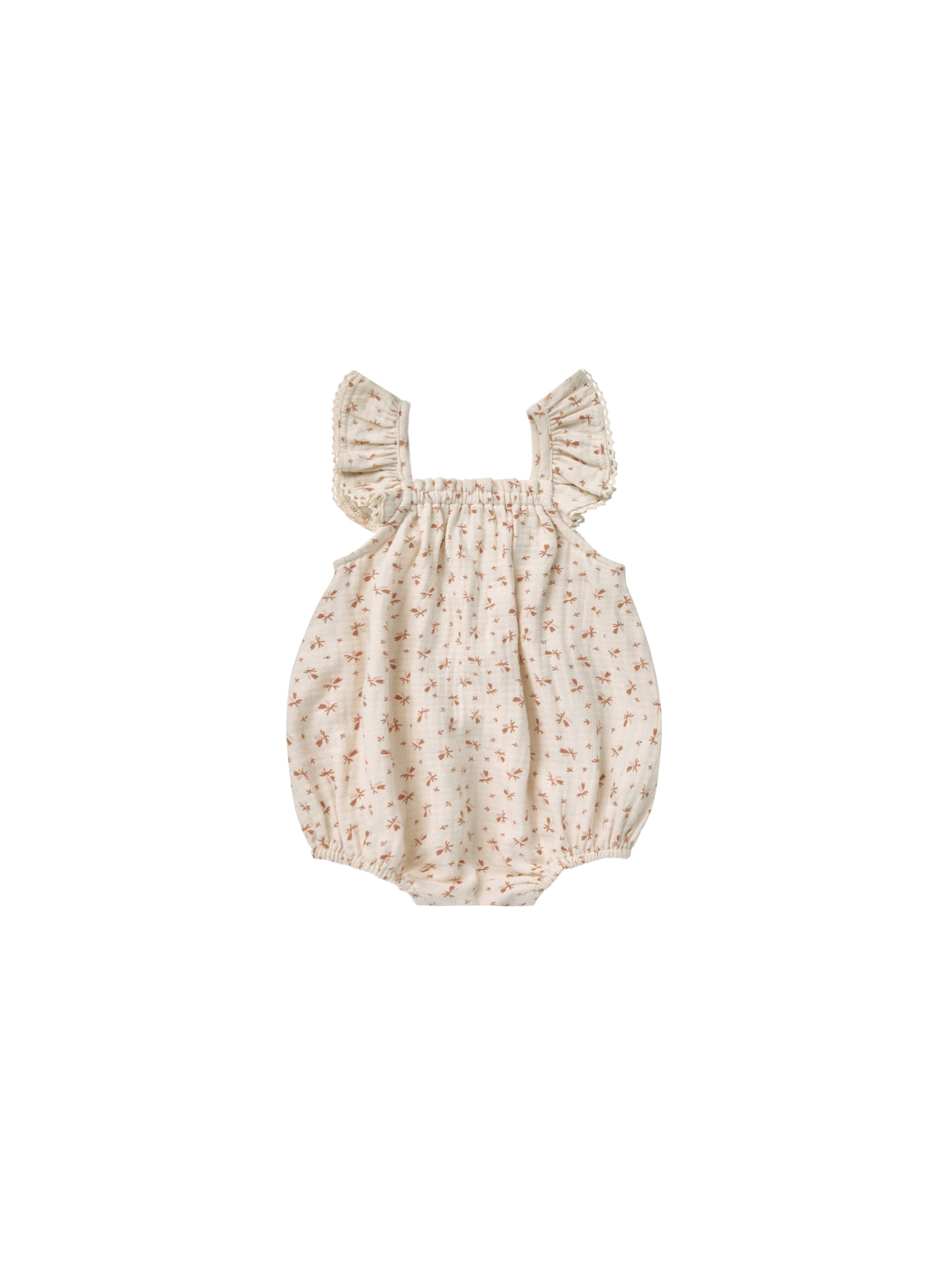 Quincy Mae - Bonnie Romper II Clay Ditsy