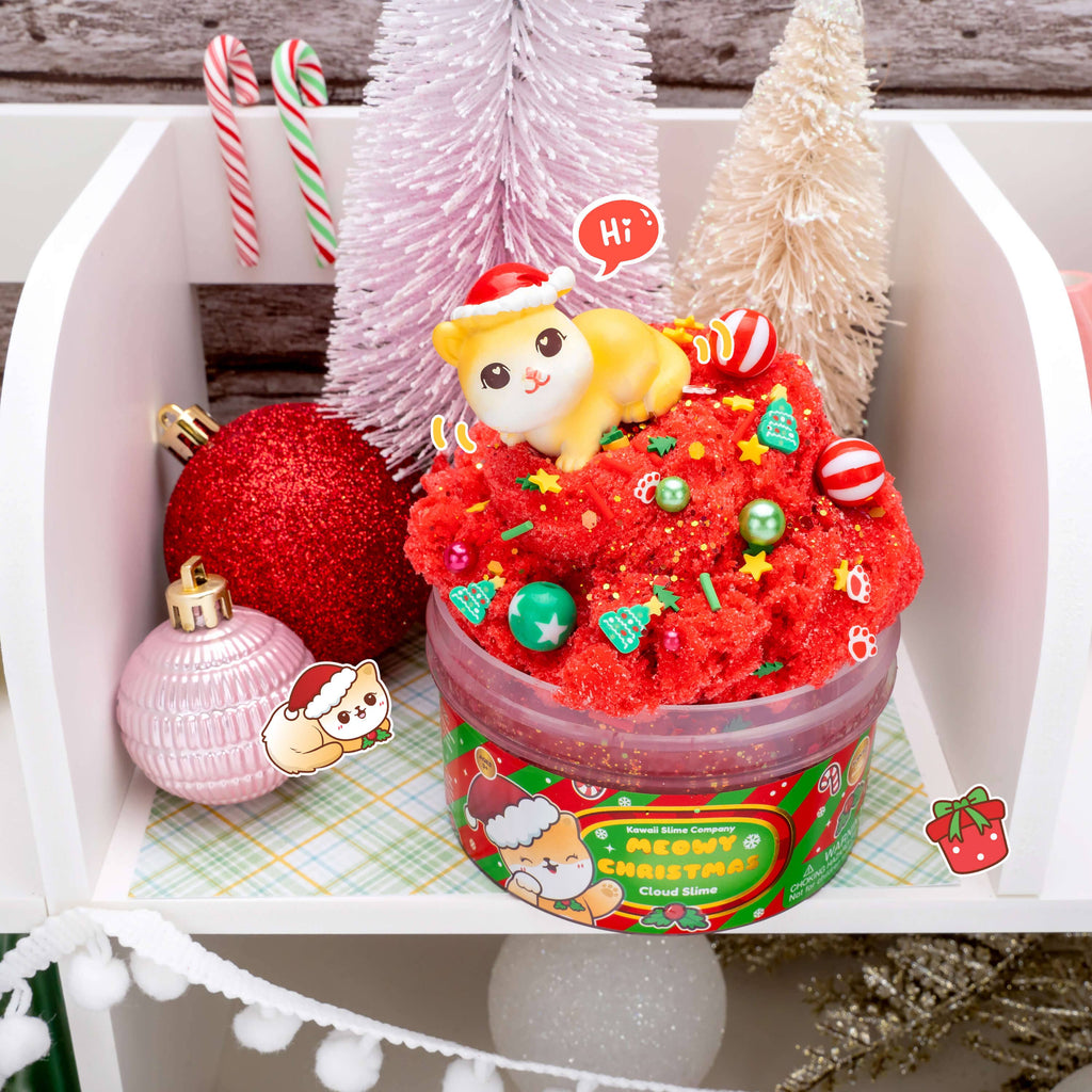 Kawaii Slime Company - Meowy Christmas Cloud Slime