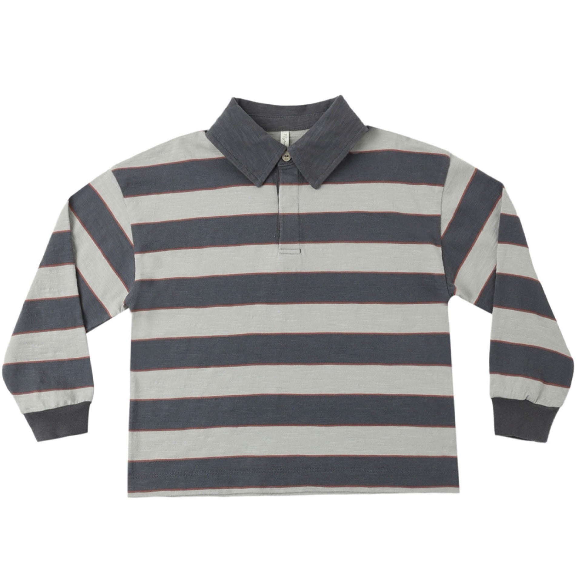 Rylee + Cru - Rugby Polo || Sage Stripe
