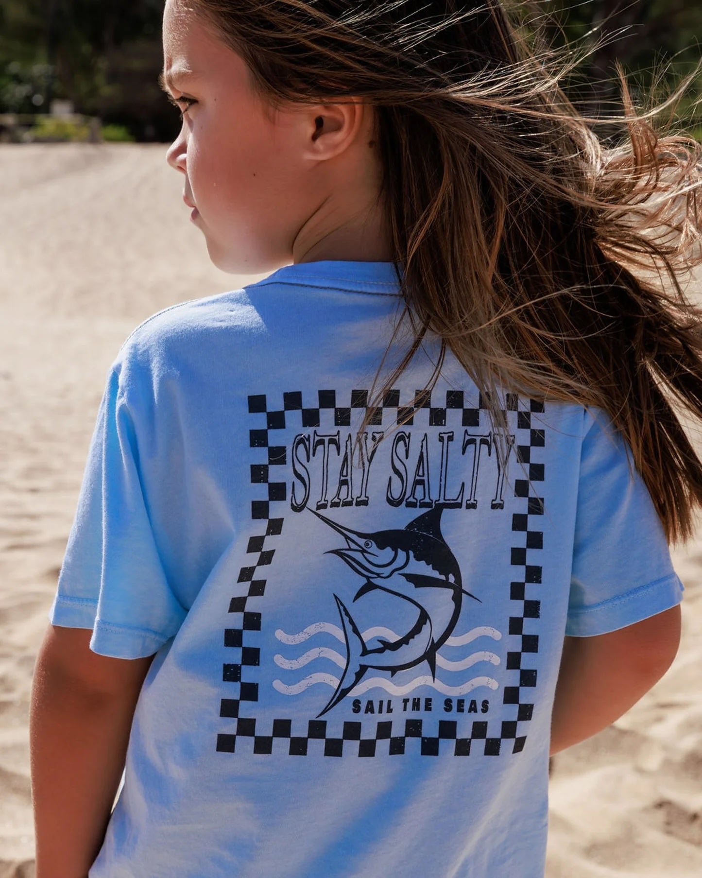 Feather 4 Arrow - Vintage Tee || Crystal Blue
