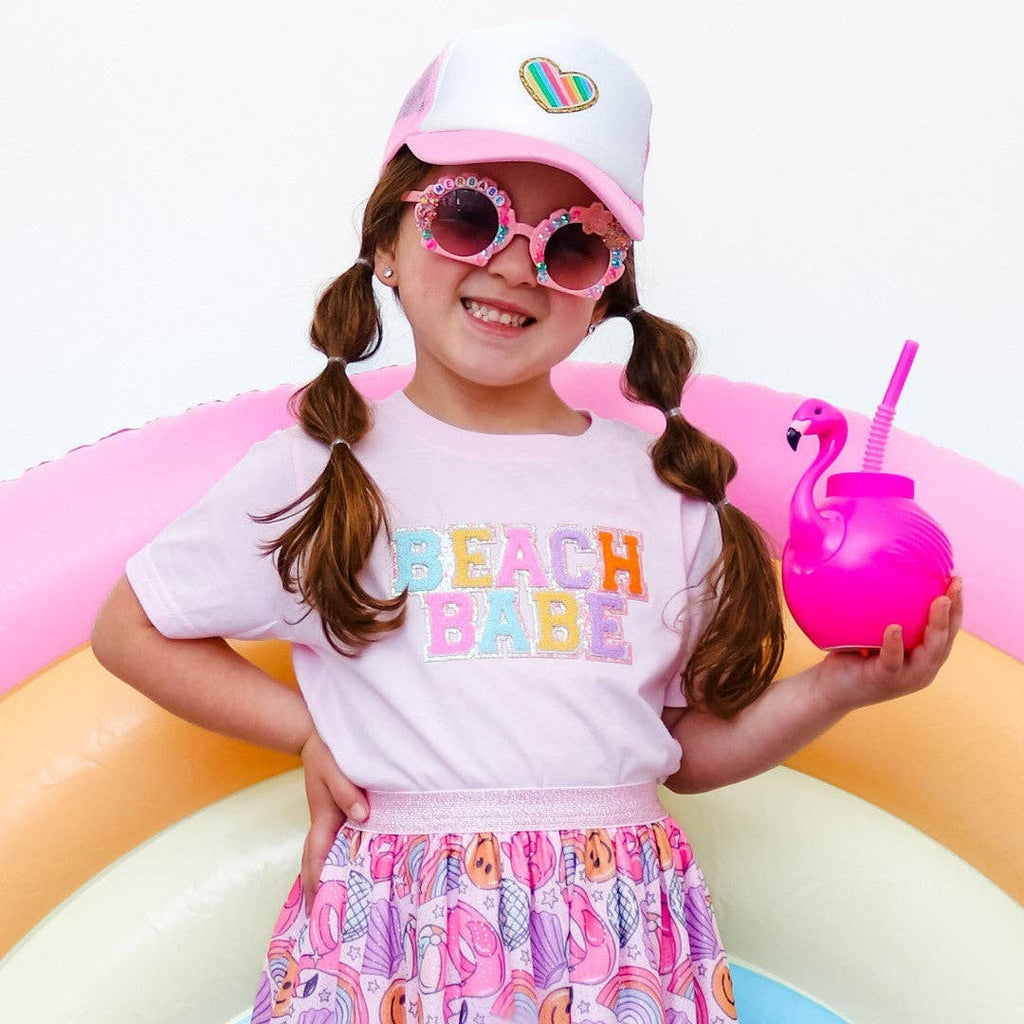Sweet Wink || Beach Babe Patch Short Sleeve T-Shirt